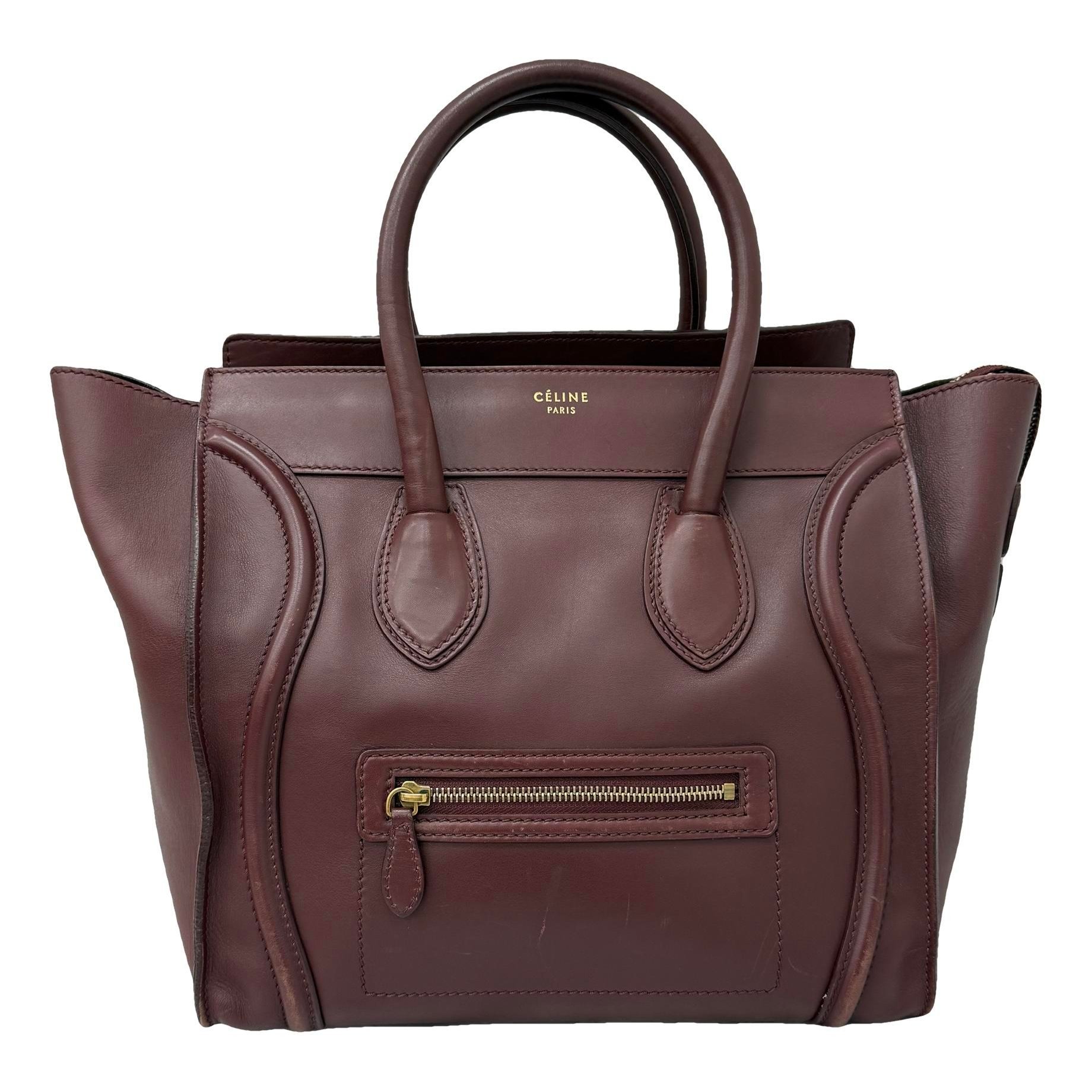 Luggage leather handbag