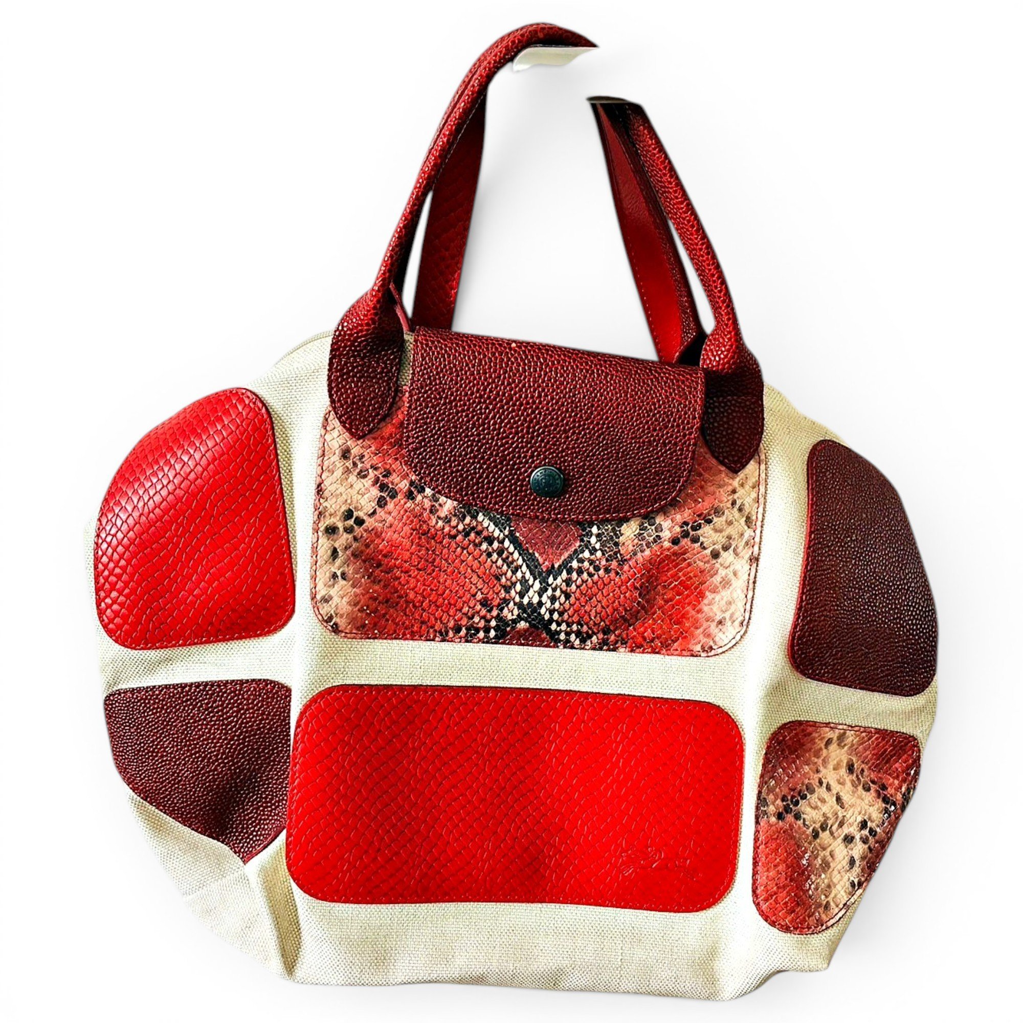 Pliage leather bag