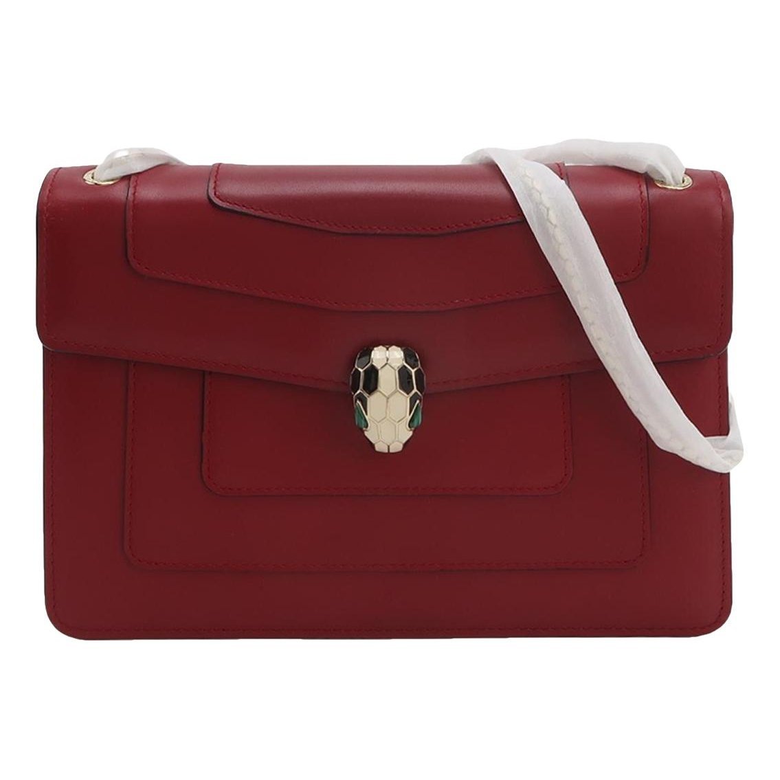 Serpenti leather handbag