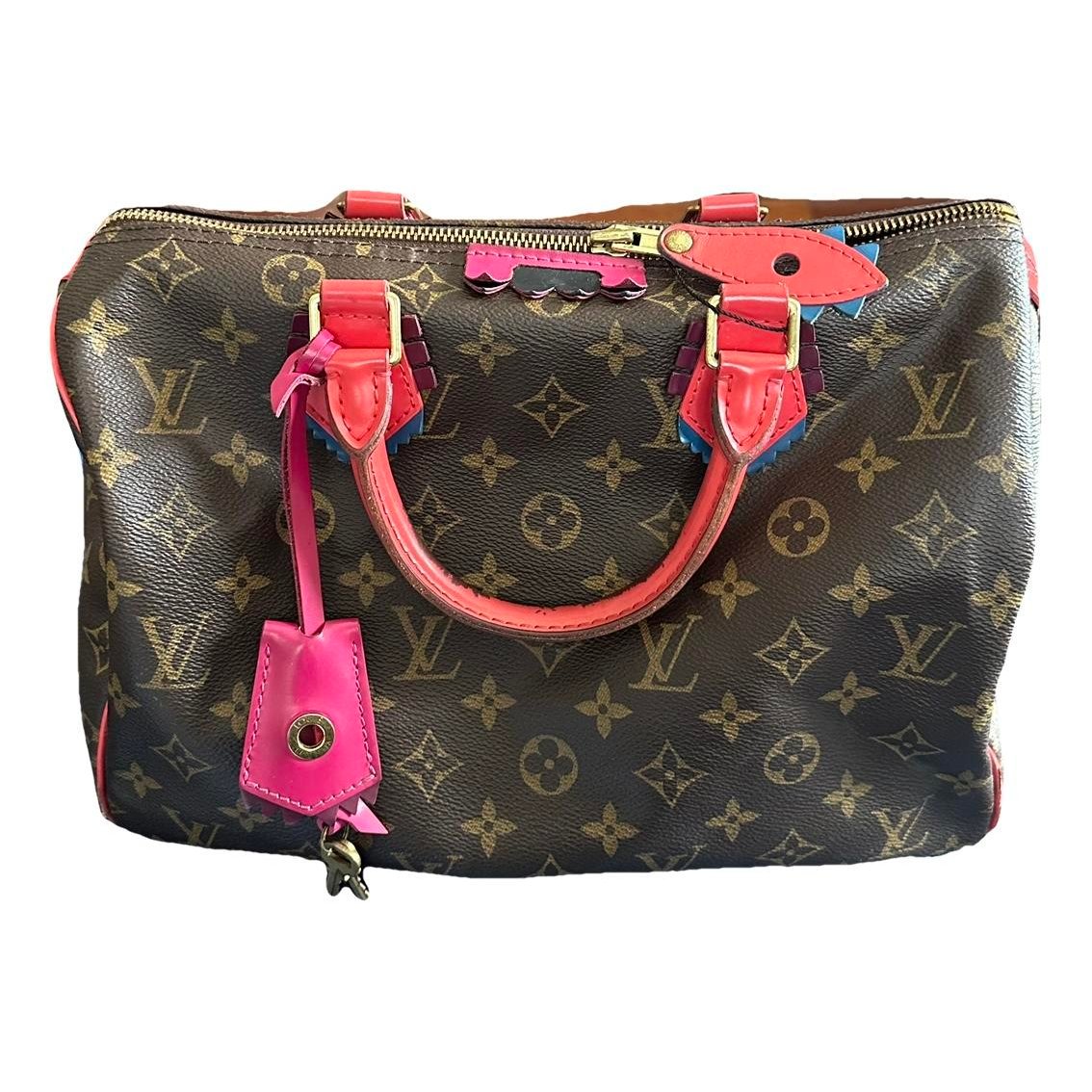 Speedy leather handbag