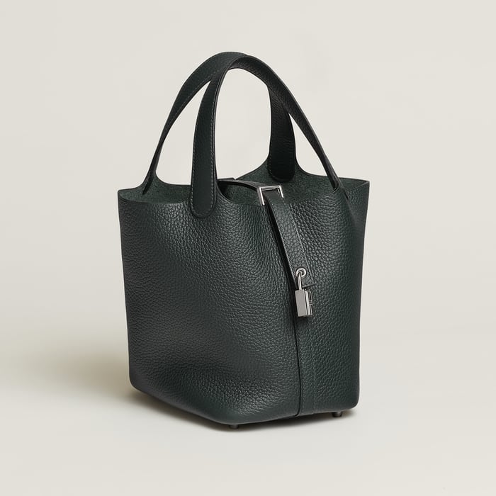 Vert Foncé Picotin Lock 18 Bag