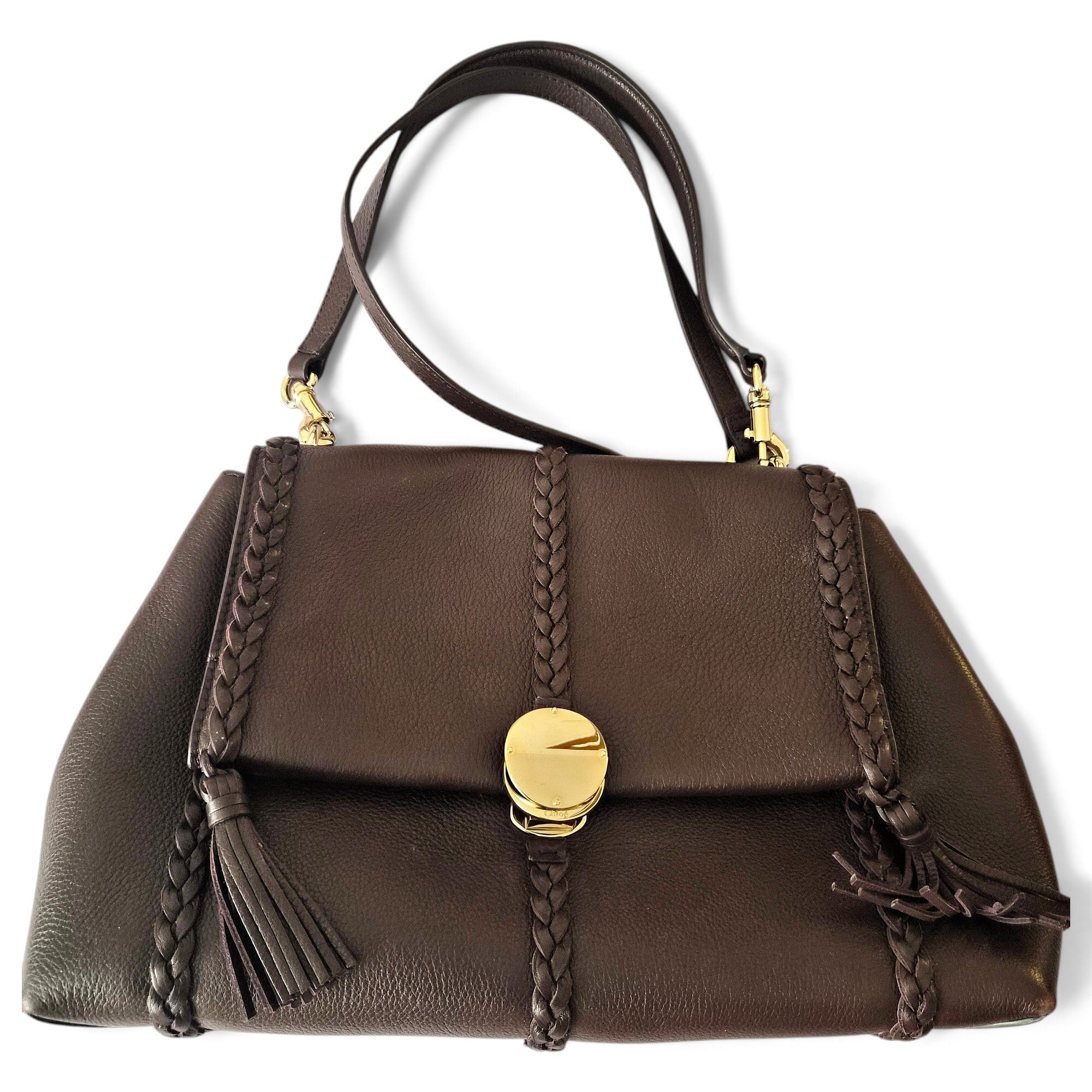 Penelope leather handbag