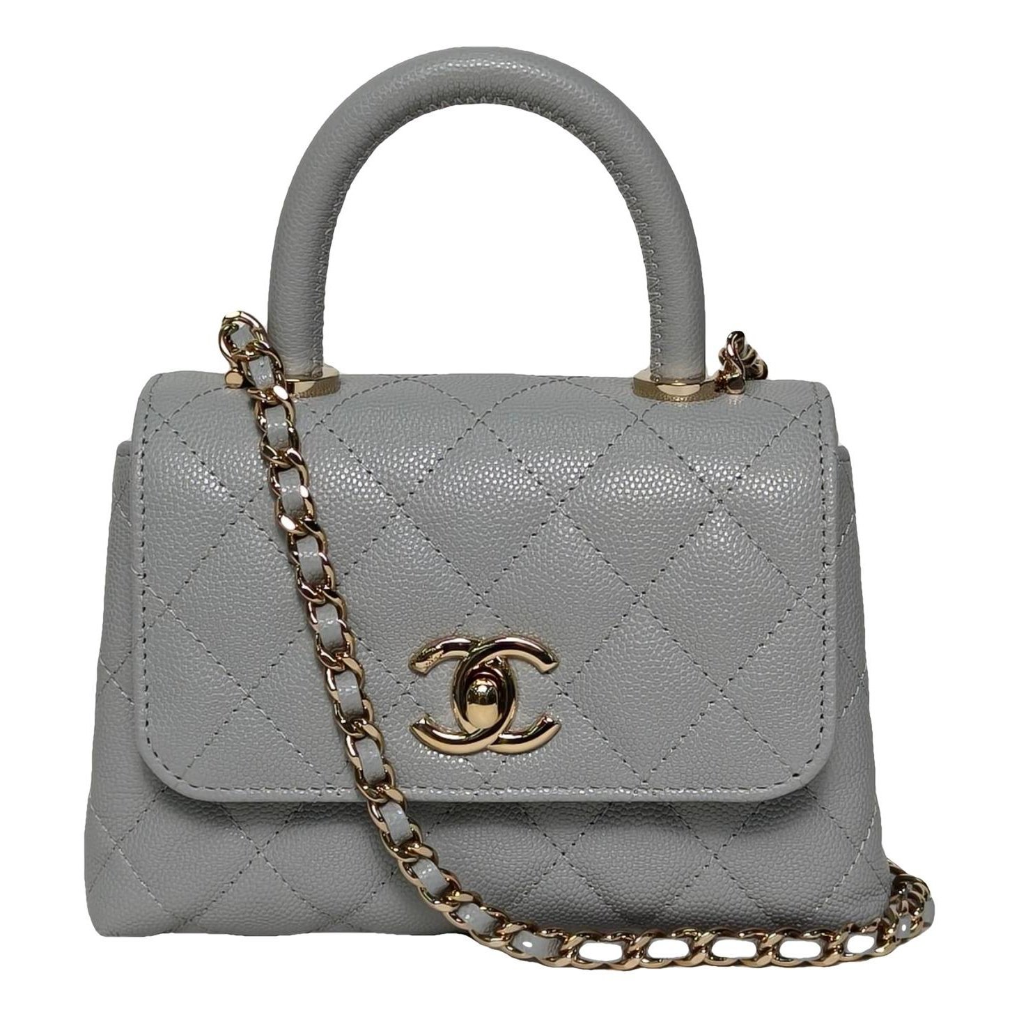 Coco Handle leather handbag