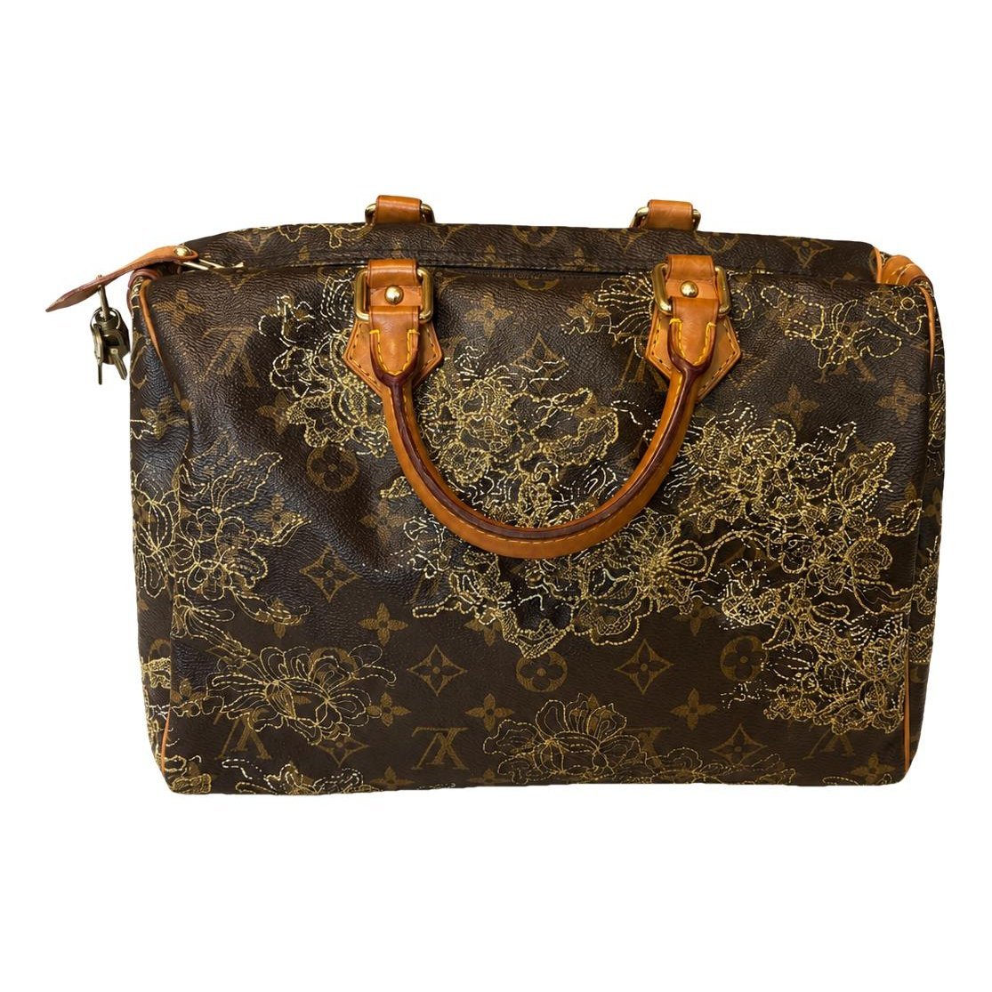 Speedy leather handbag
