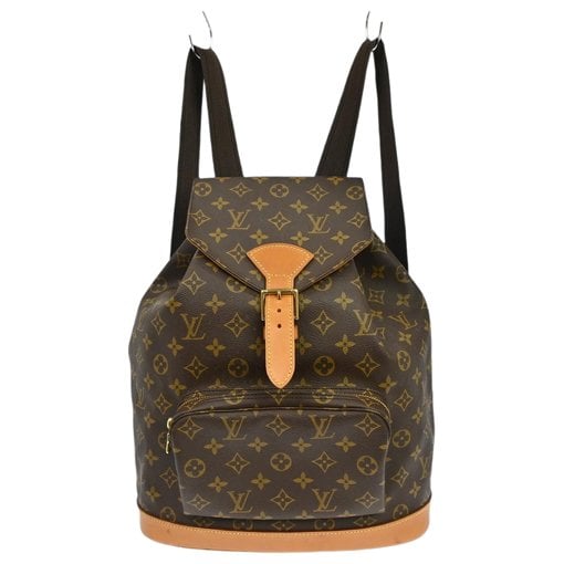 Louis Vuitton Montsouris cloth backpack
