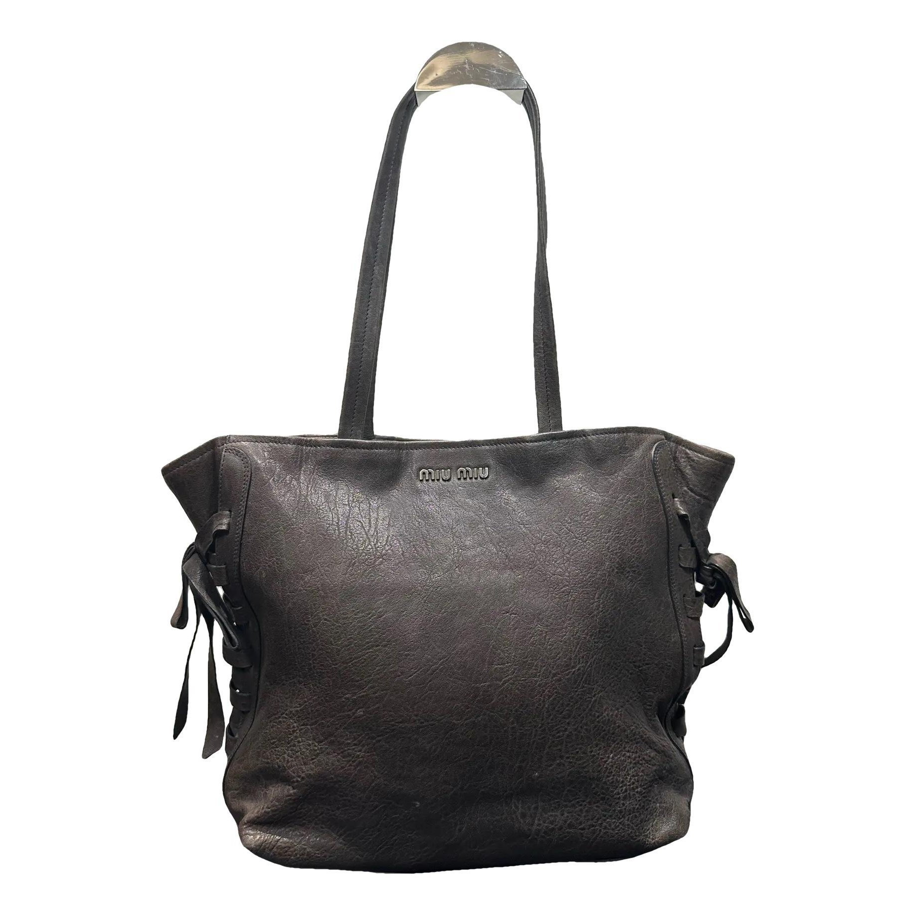 Miu Miu Leather tote