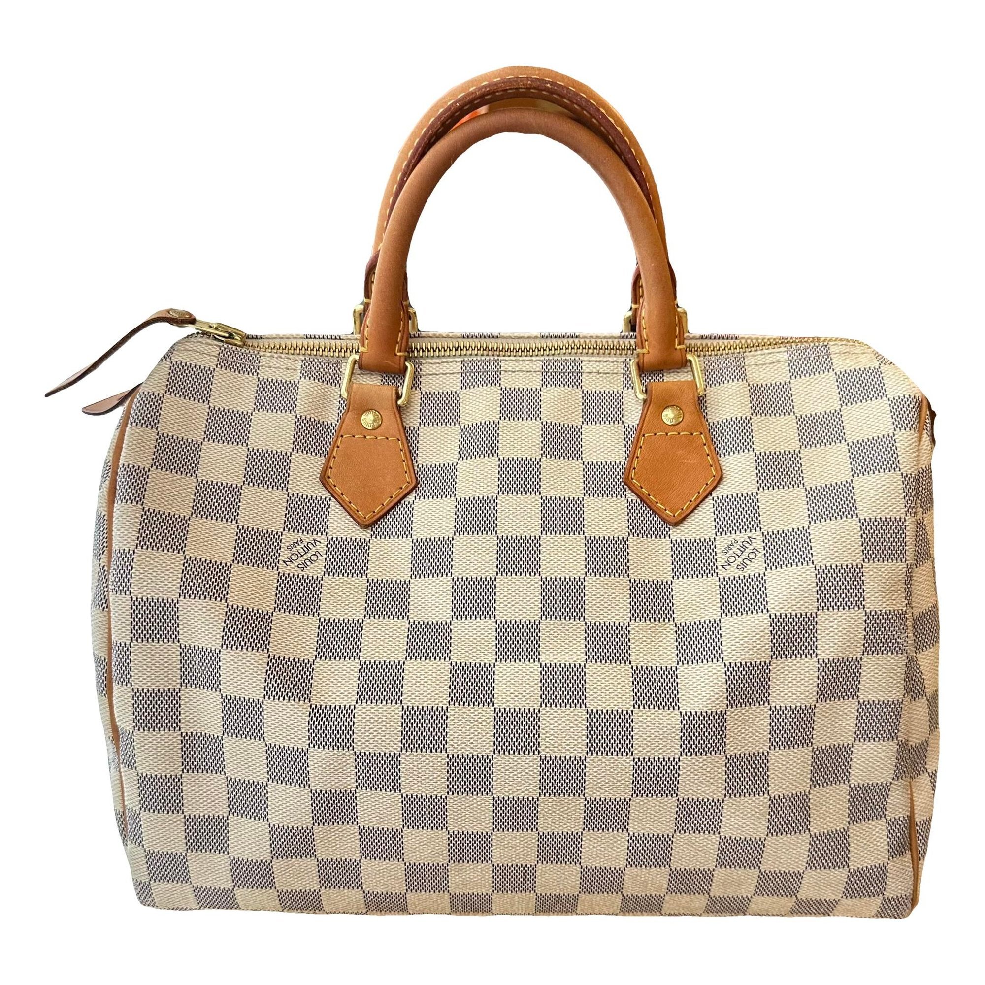 Speedy leather handbag