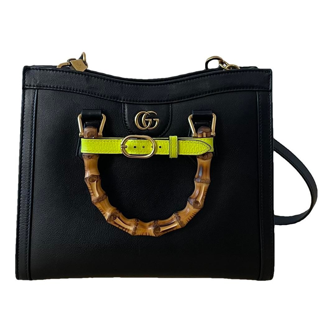 Diana Bamboo leather tote
