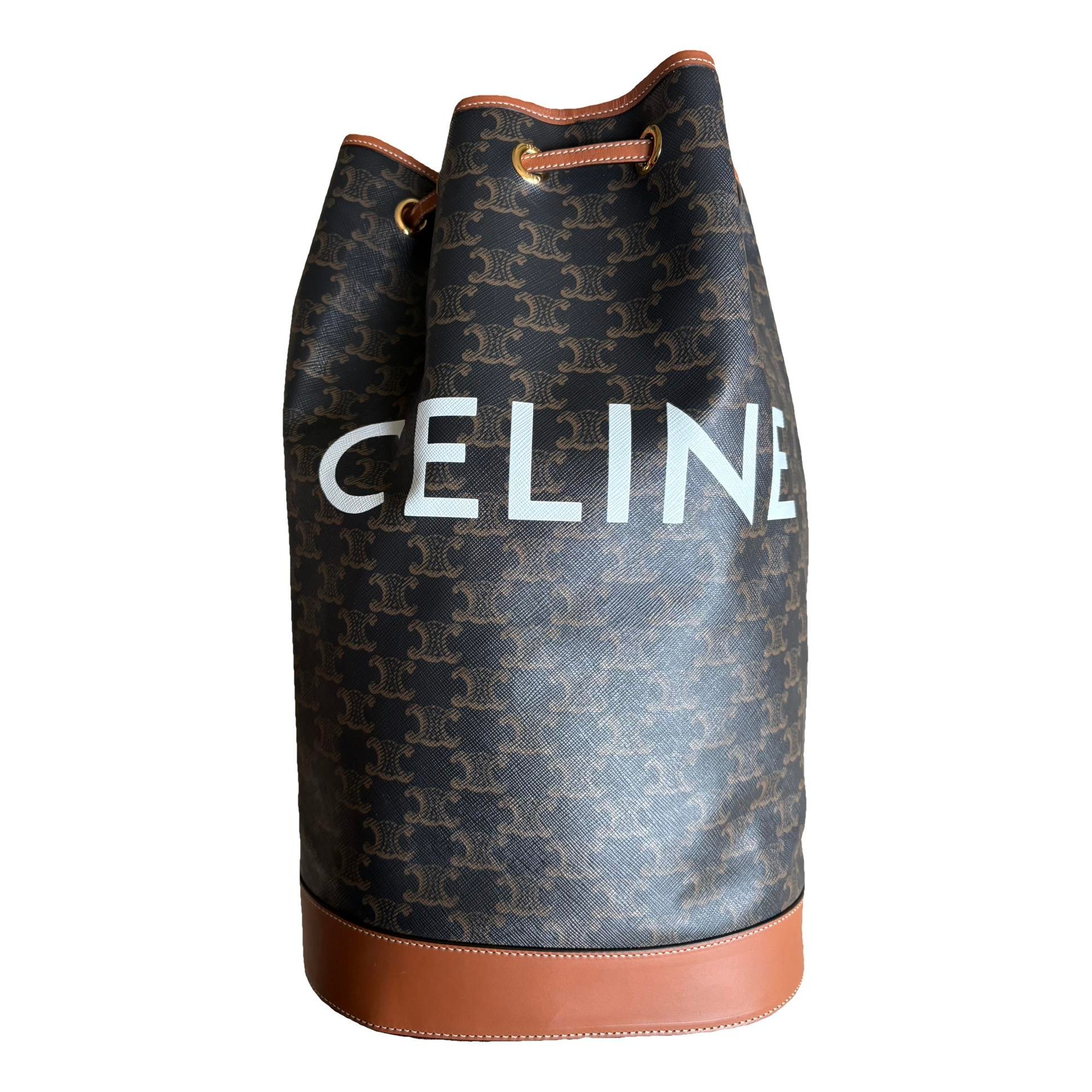 Leather backpack
