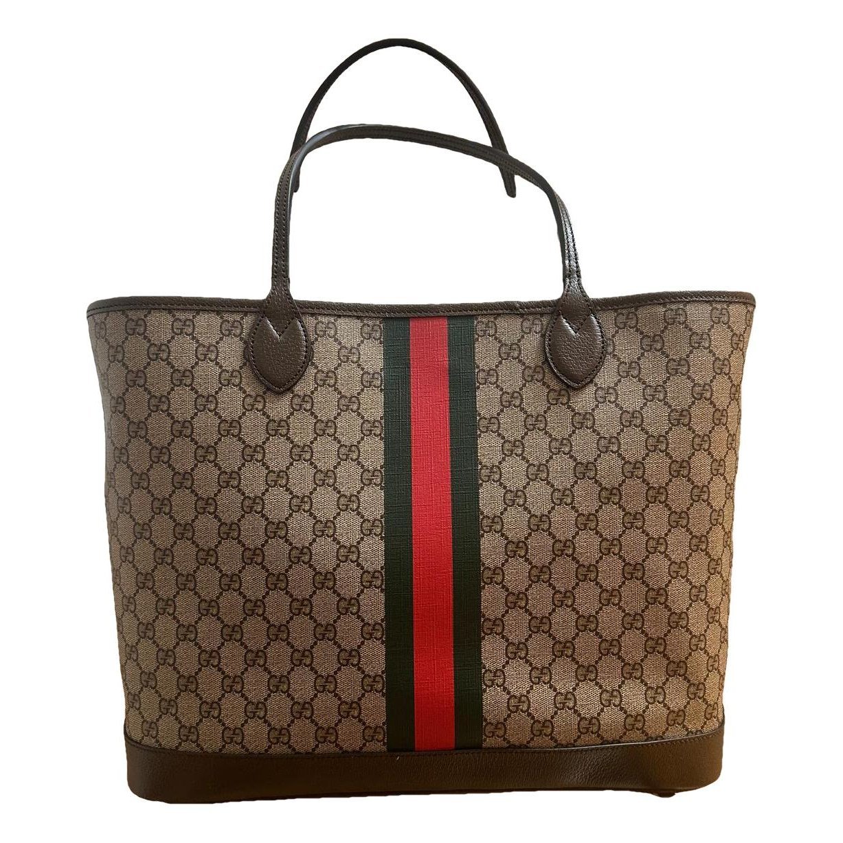 Ophidia Shopping leather handbag