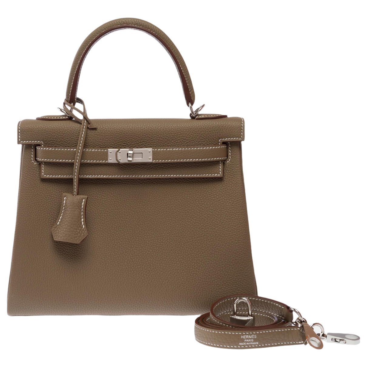 Kelly 25 leather handbag