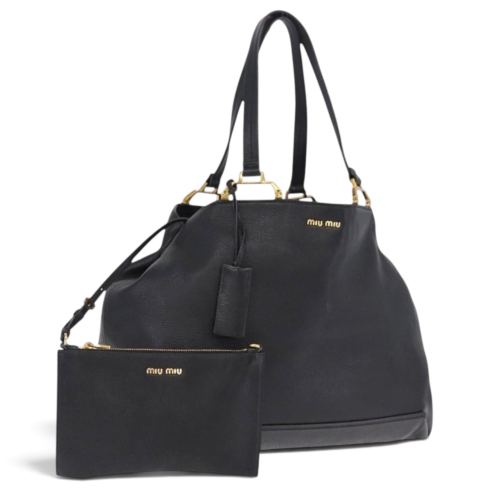 Leather tote