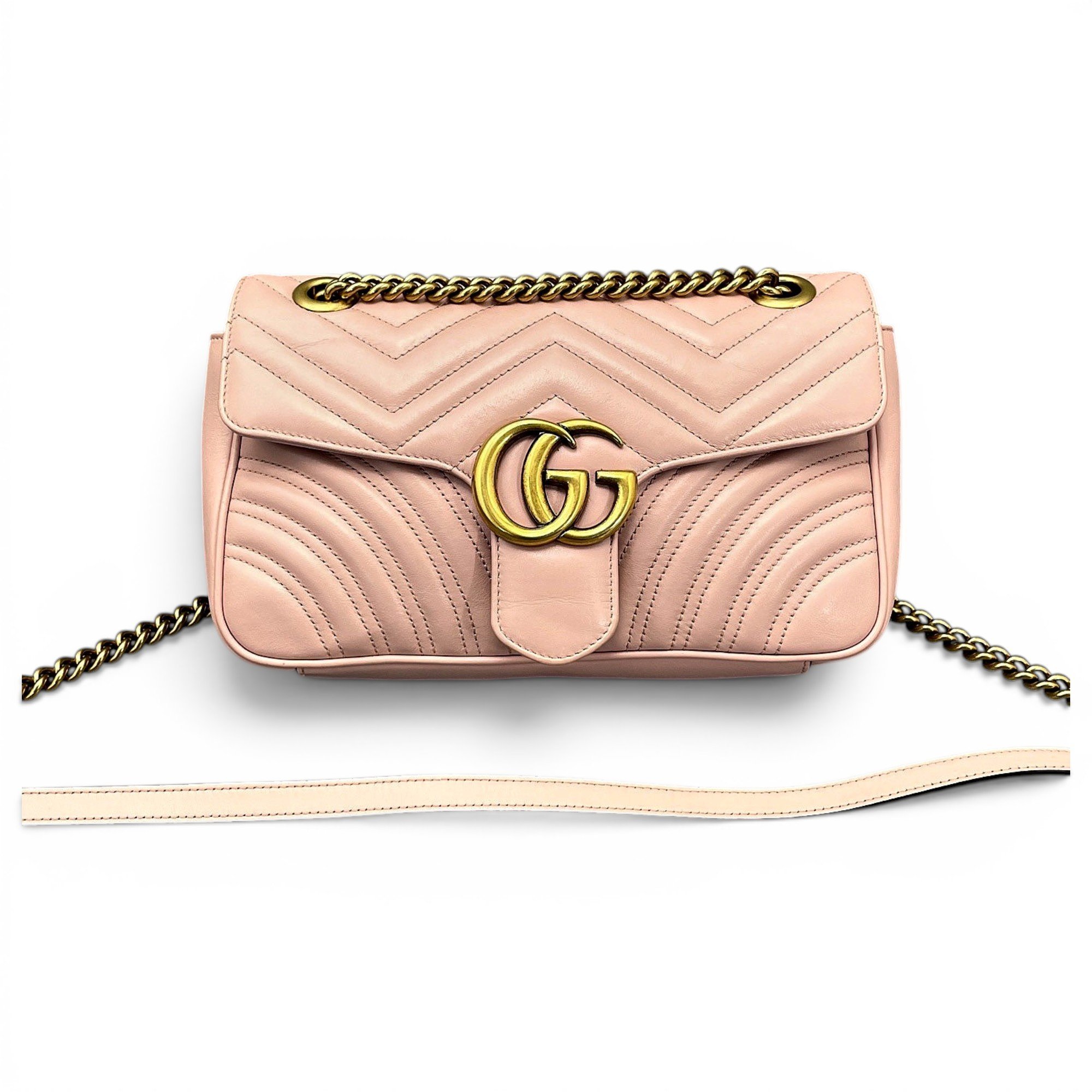GG Marmont Flap leather crossbody bag