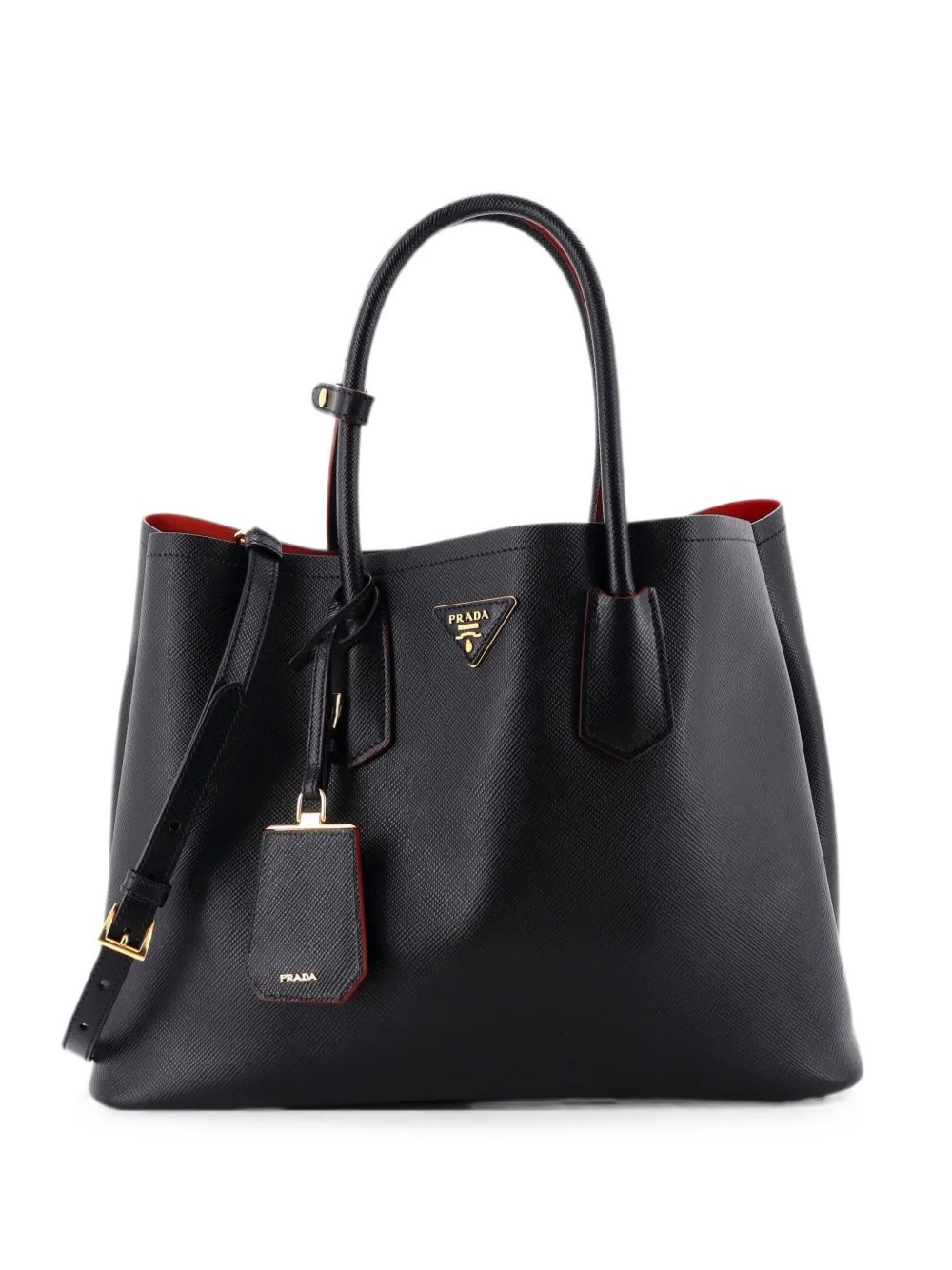 Cuir Double Saffiano Leather Medium tote bag