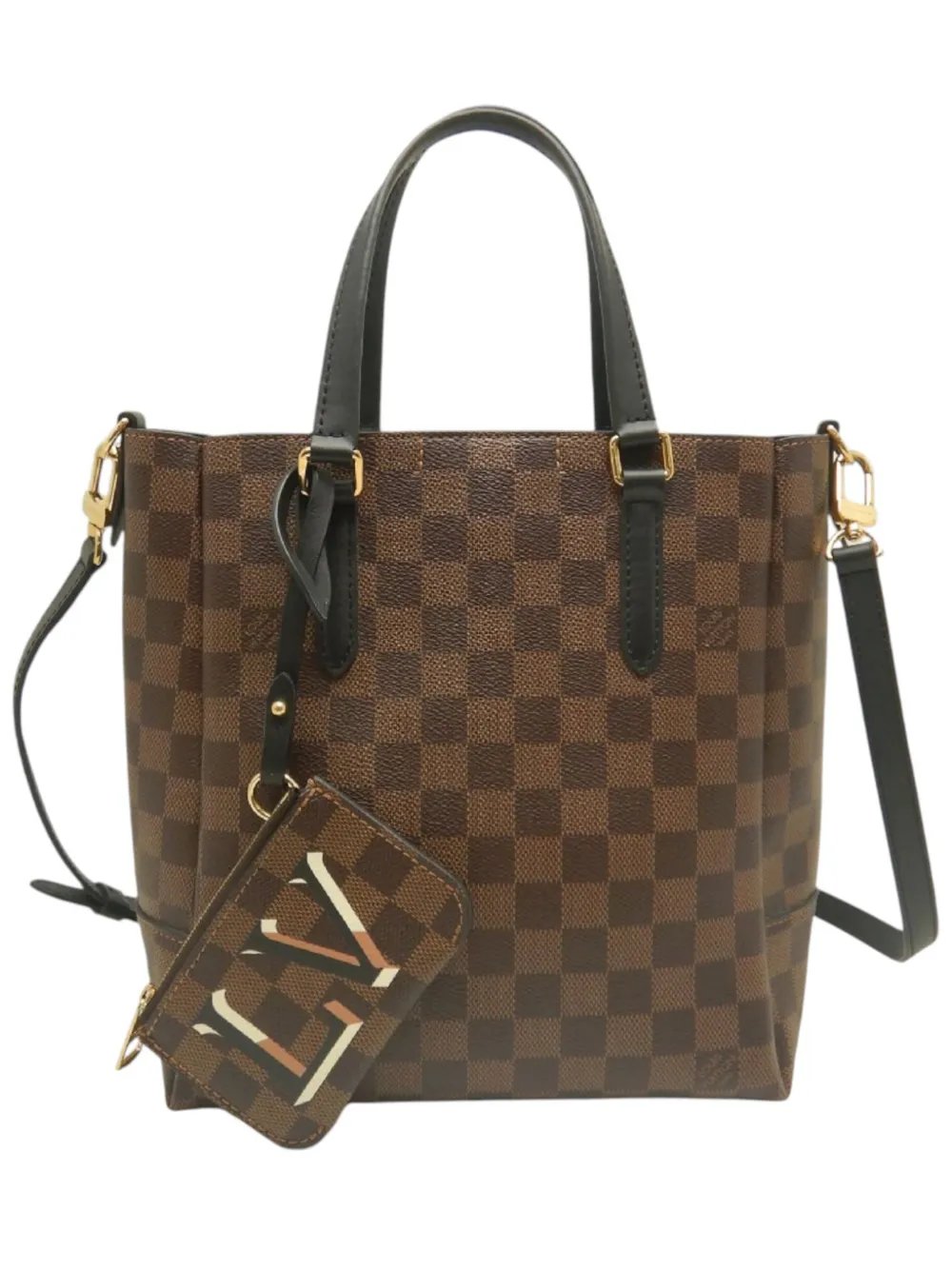2020 Damier Ebene Belmont PM satchel