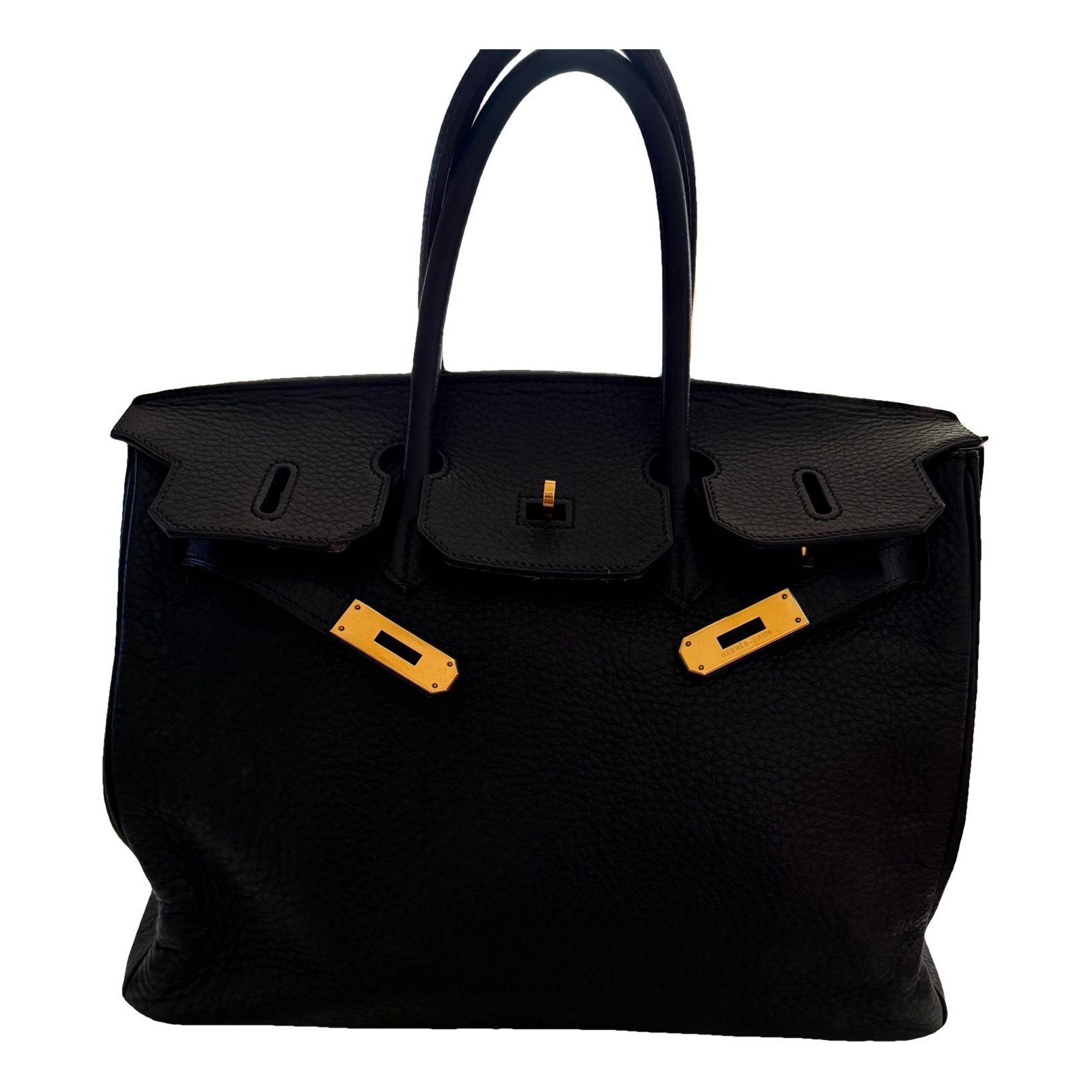Birkin 35 leather handbag
