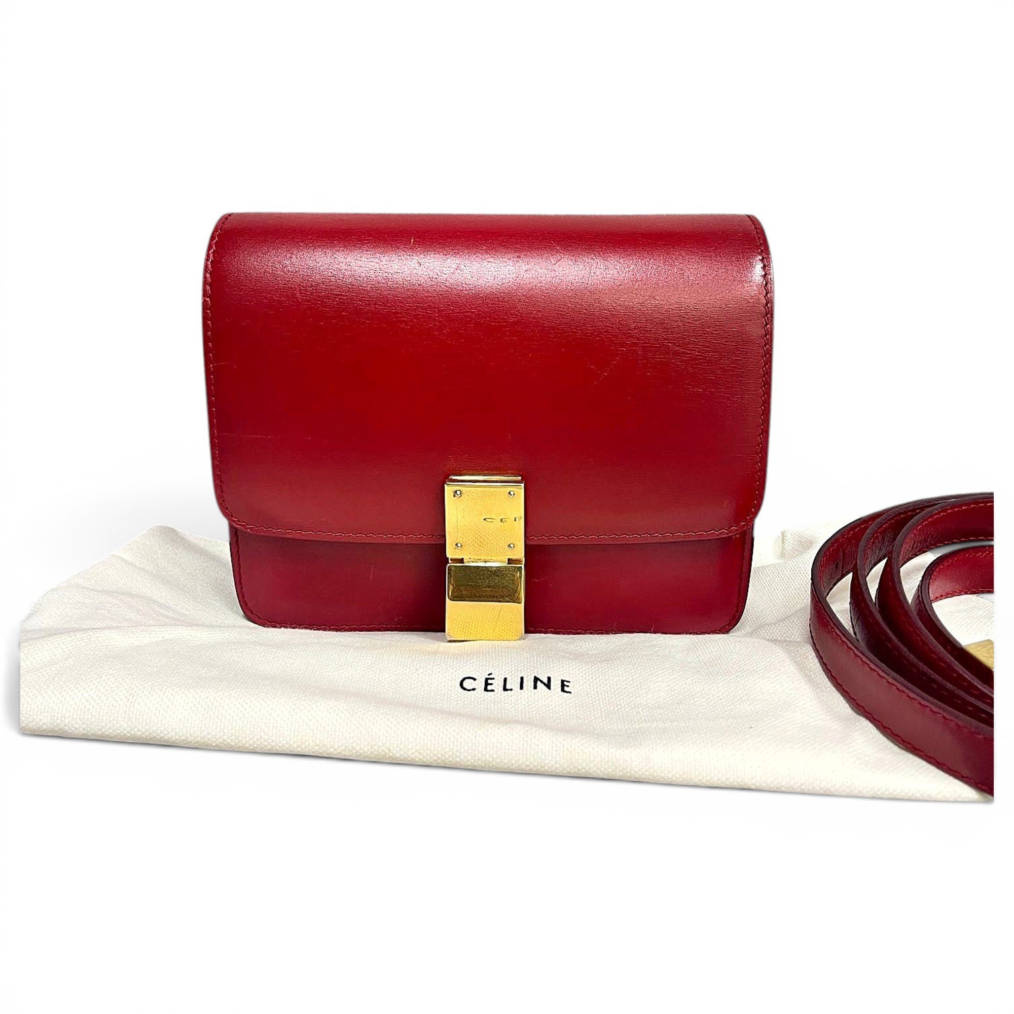 Classic leather handbag