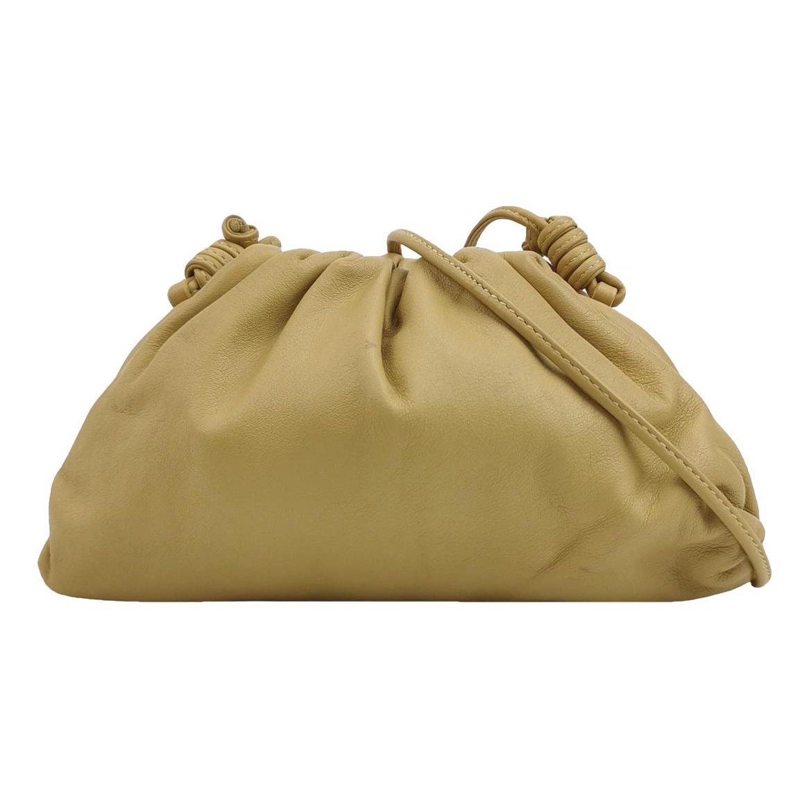 Pouch leather crossbody bag