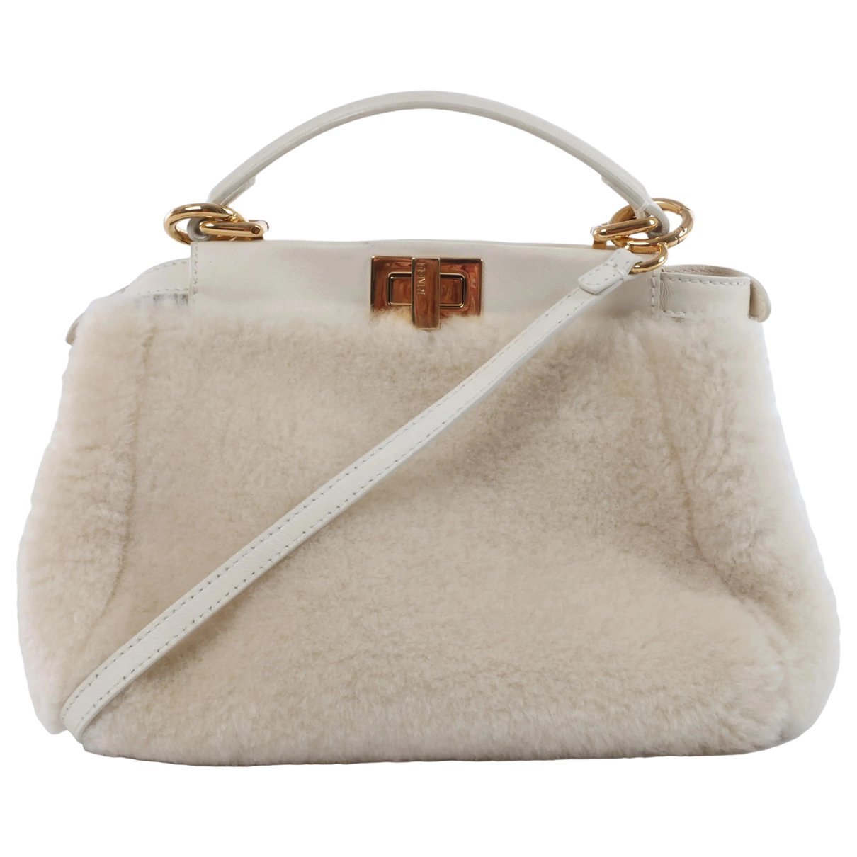 Peekaboo leather handbag