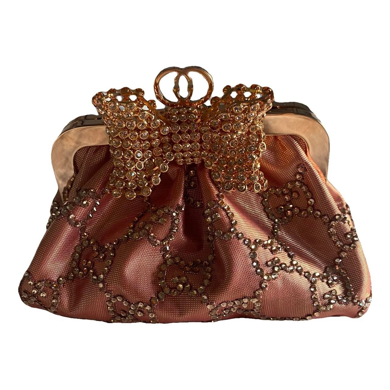 Silk clutch bag