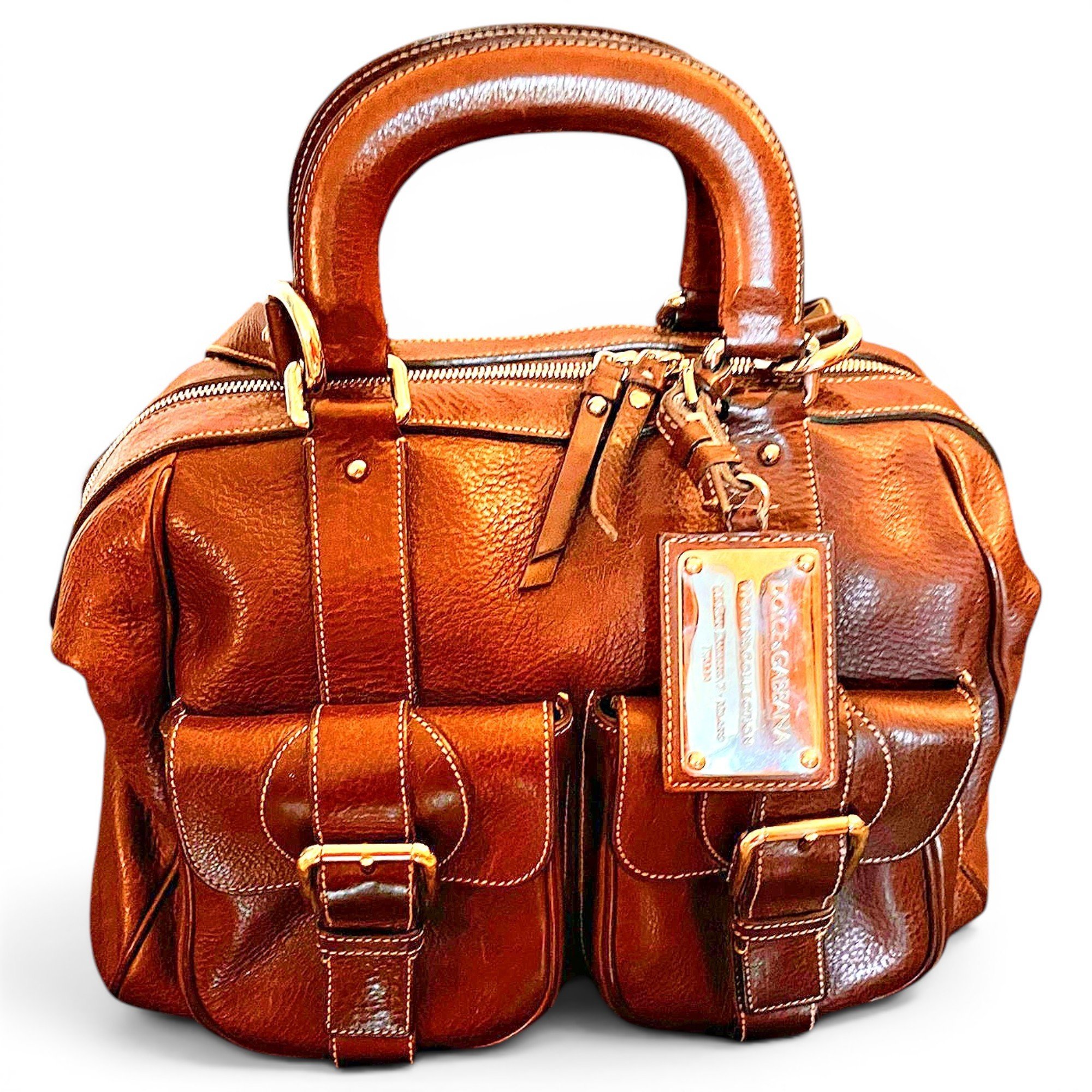 Leather handbag