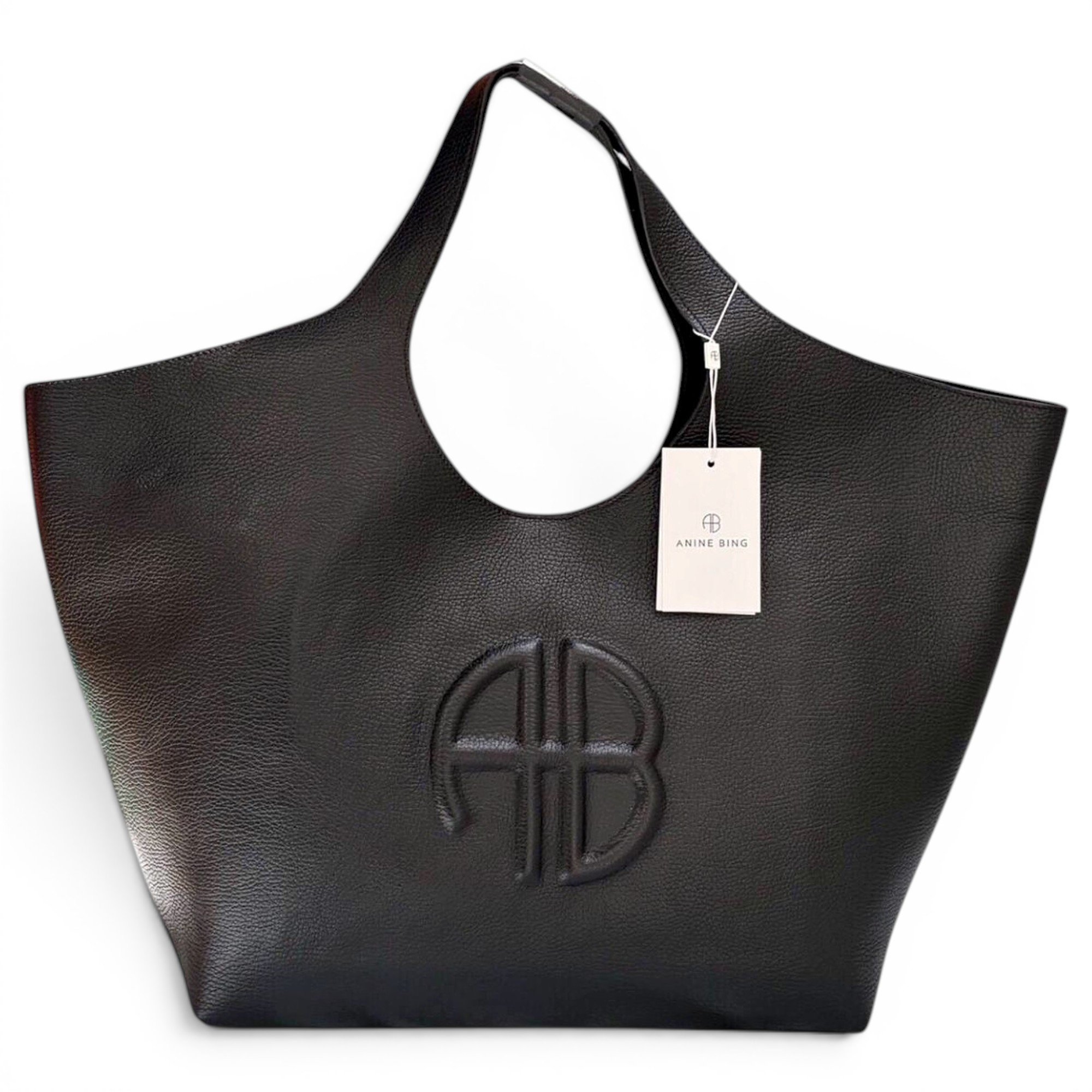 Leather tote