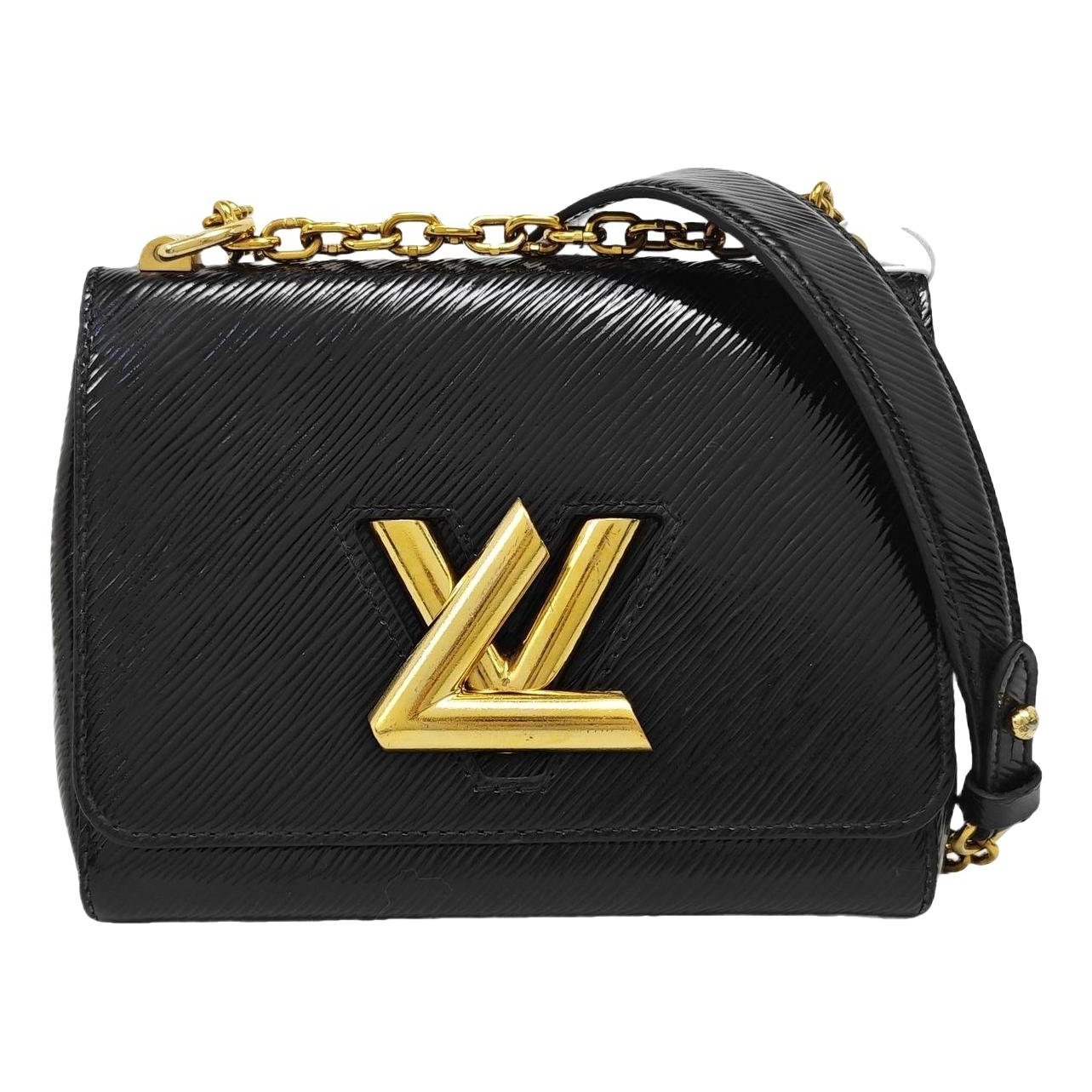 Twist leather handbag