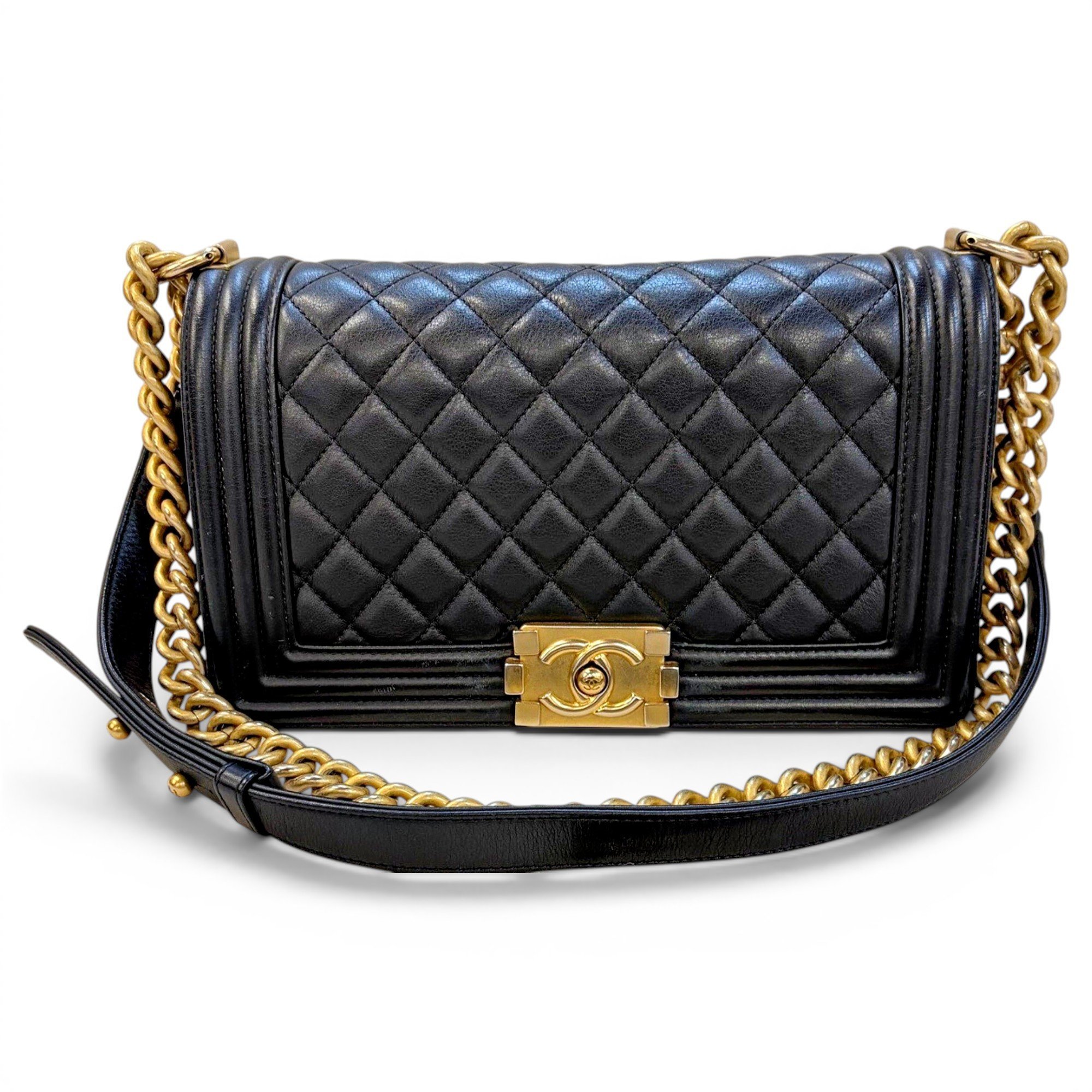 Boy leather crossbody bag