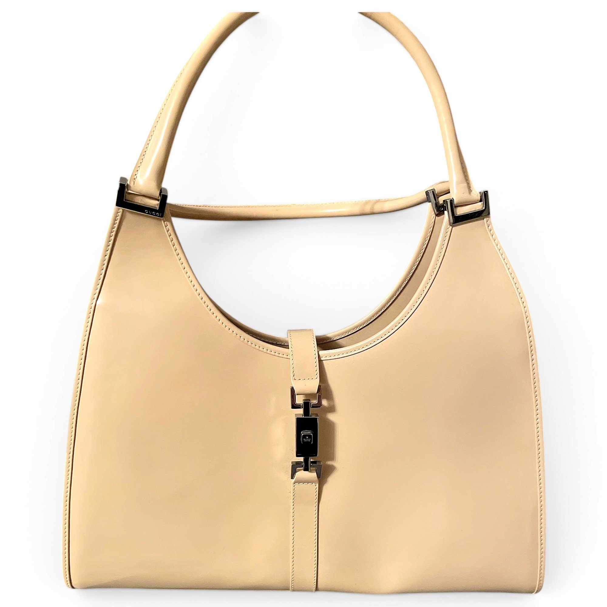 Jackie patent leather handbag
