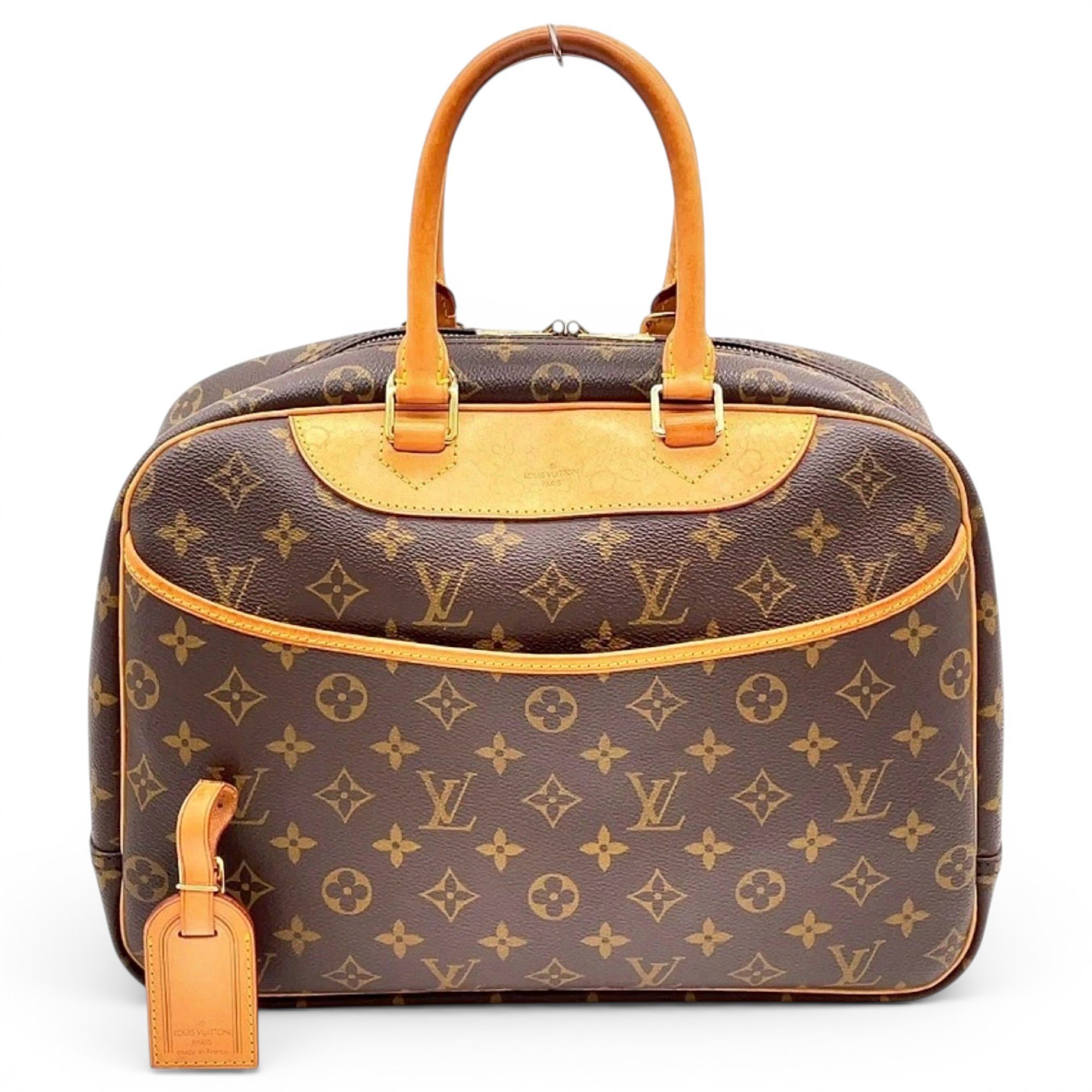 Deauville leather handbag