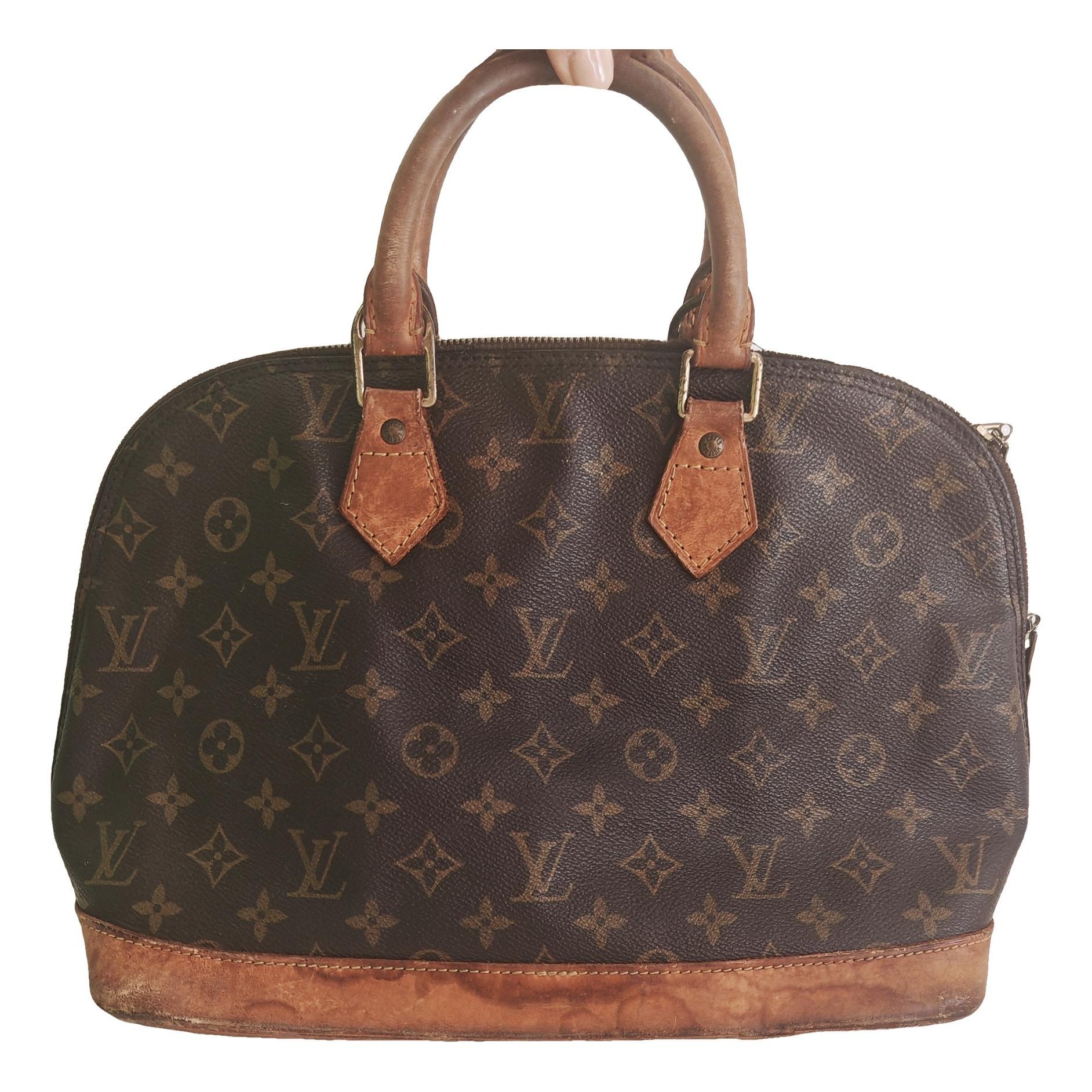 Alma leather handbag