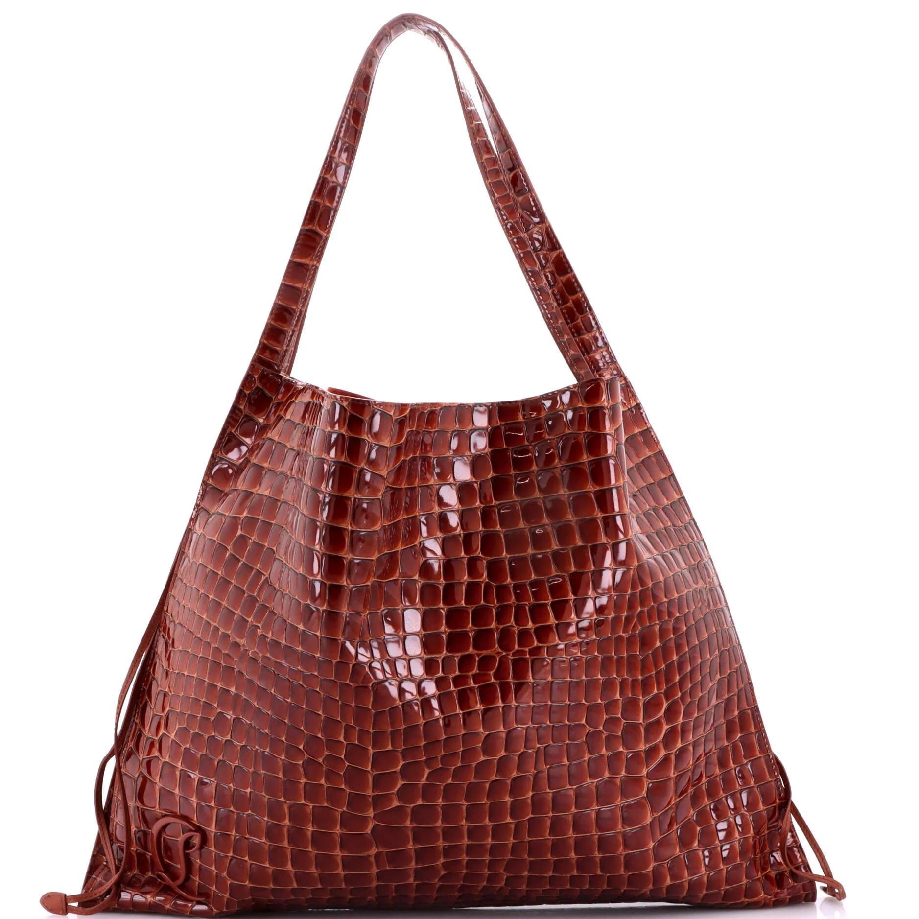 Leather tote