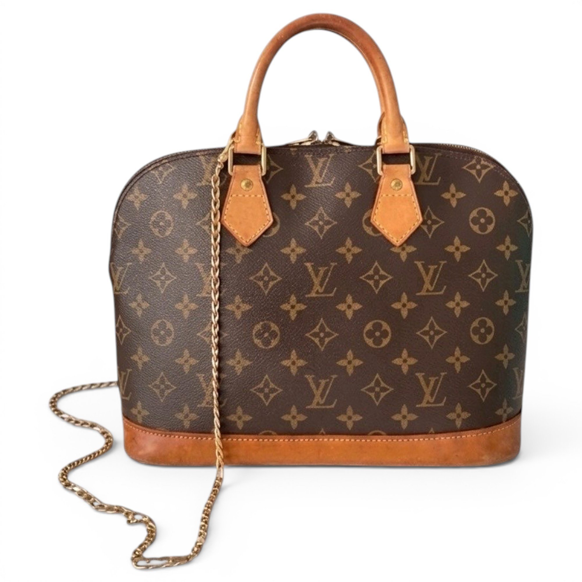 Alma leather handbag
