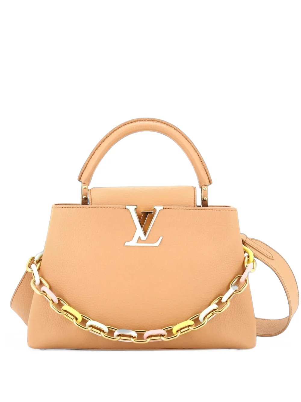 Capucines Resin Chain Bag Leather MM shoulder bag