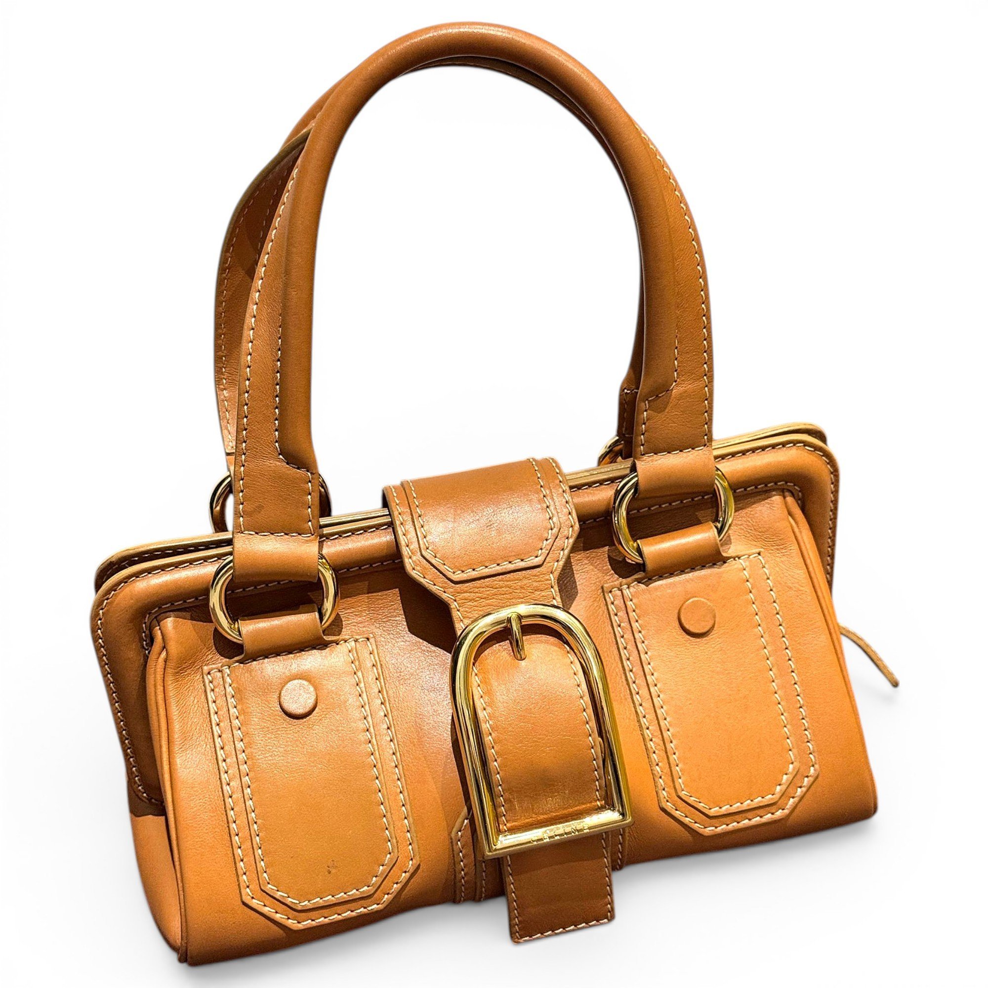 Leather handbag