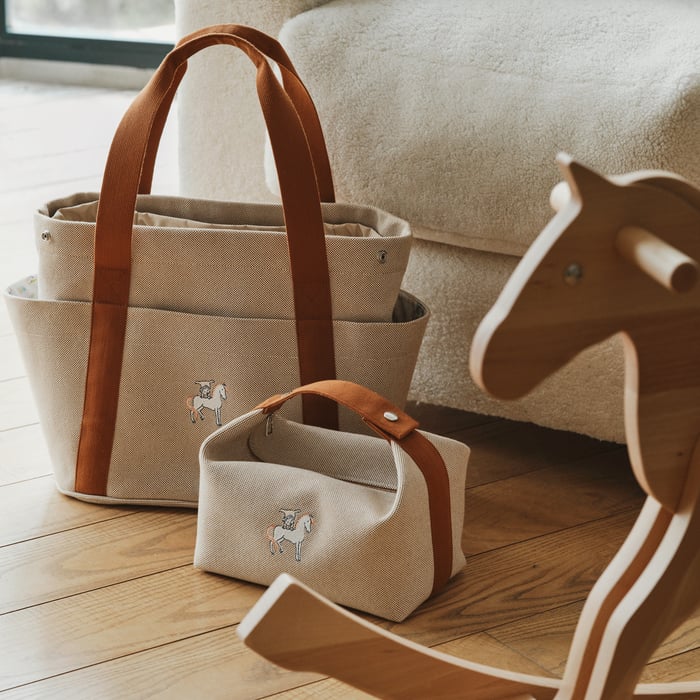 Bleu Nattier Cabriole Nappy Bag