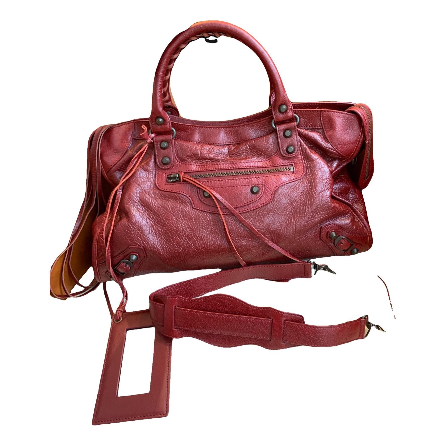 Leather handbag