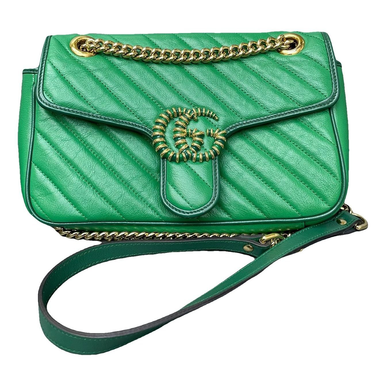 GG Marmont Flap leather handbag