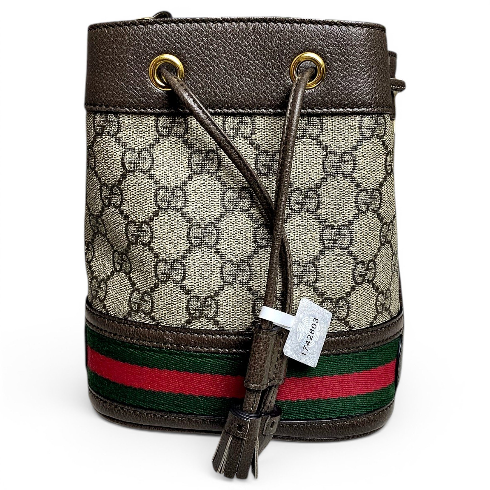 Ophidia Bucket leather bag