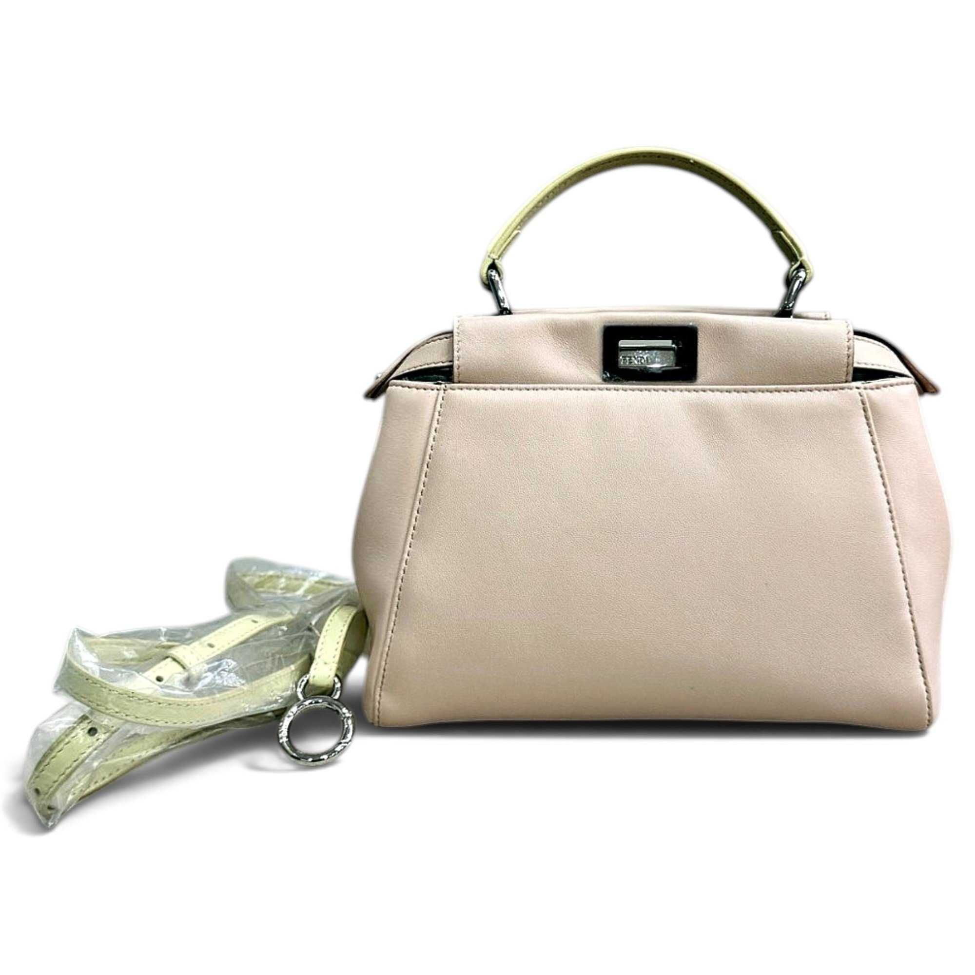 Peekaboo leather handbag