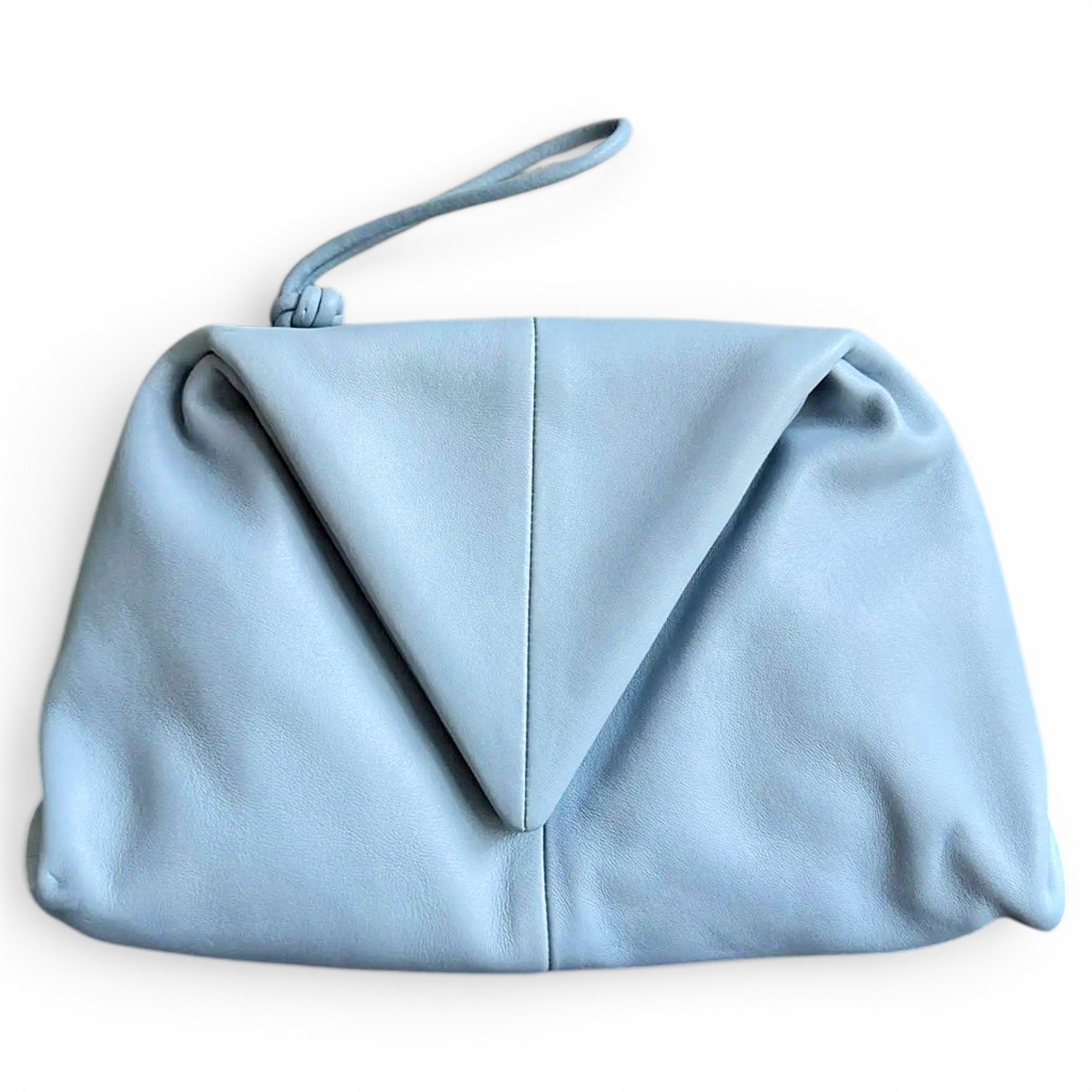 Bottega Veneta BV Trine leather clutch bag