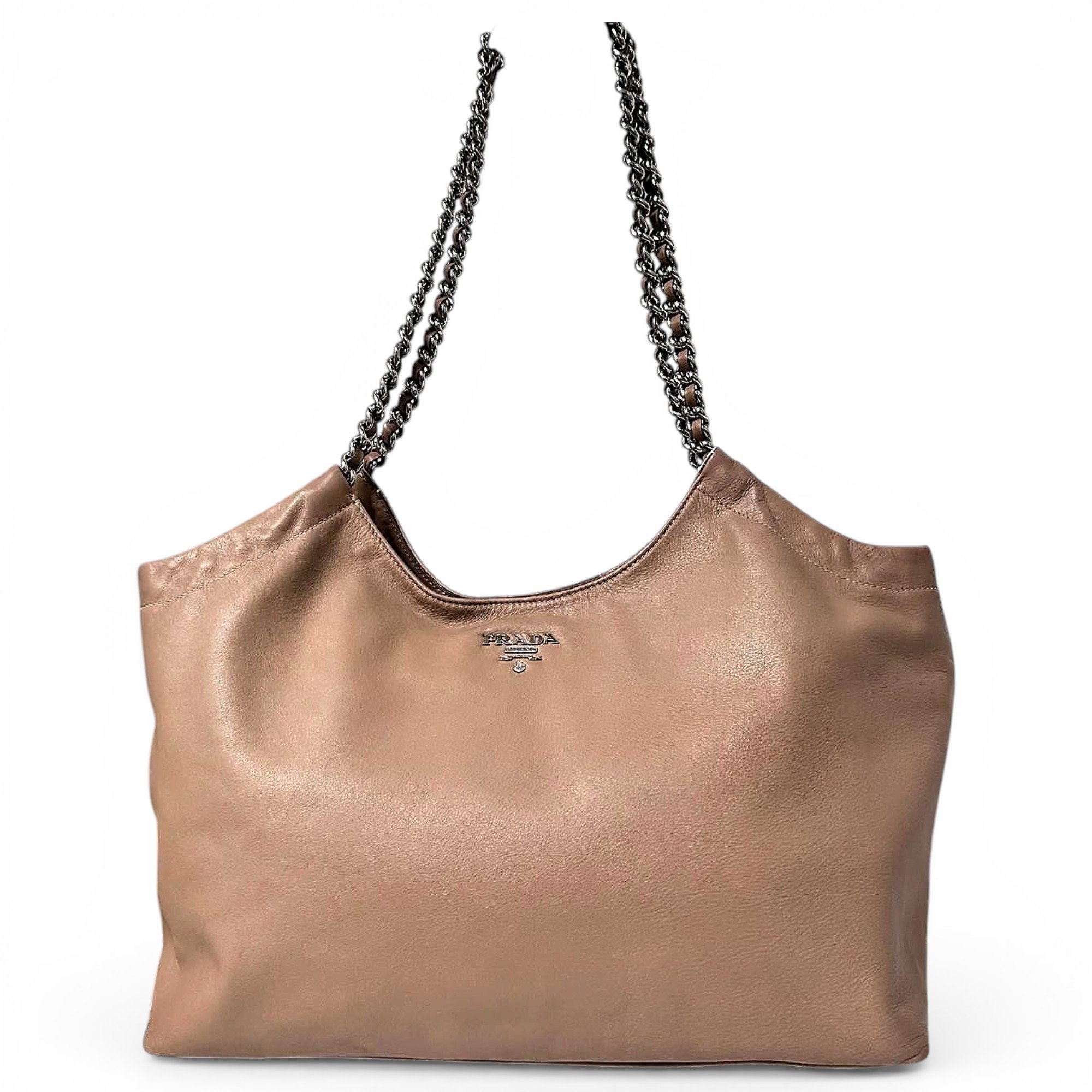 Leather tote