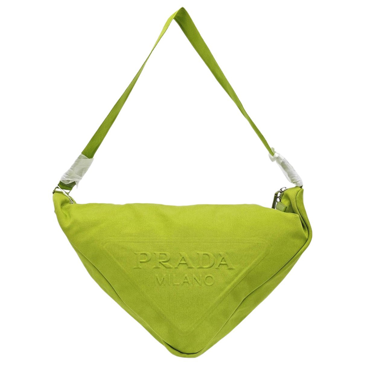 Triangle cloth handbag