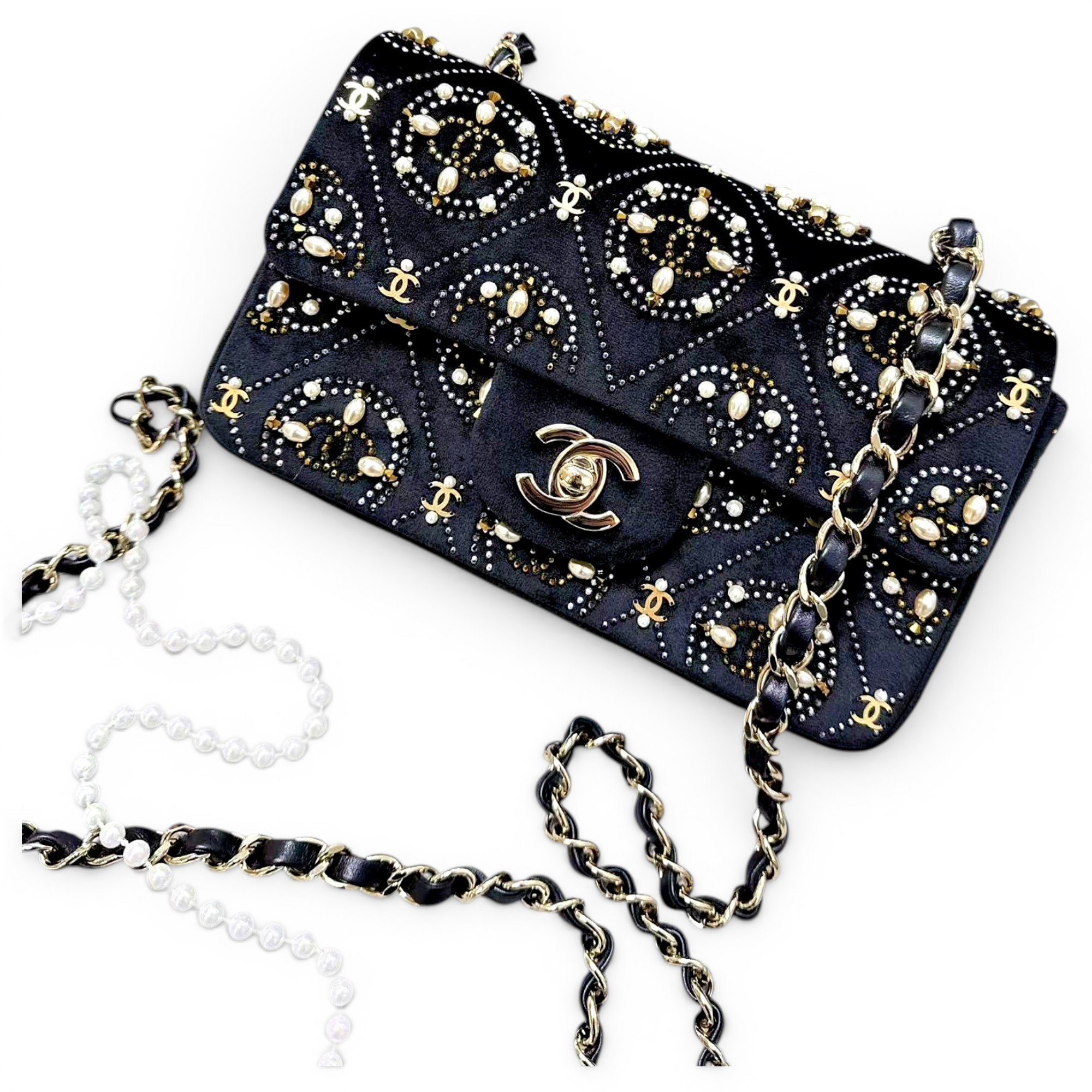 Timeless/Classique velvet handbag