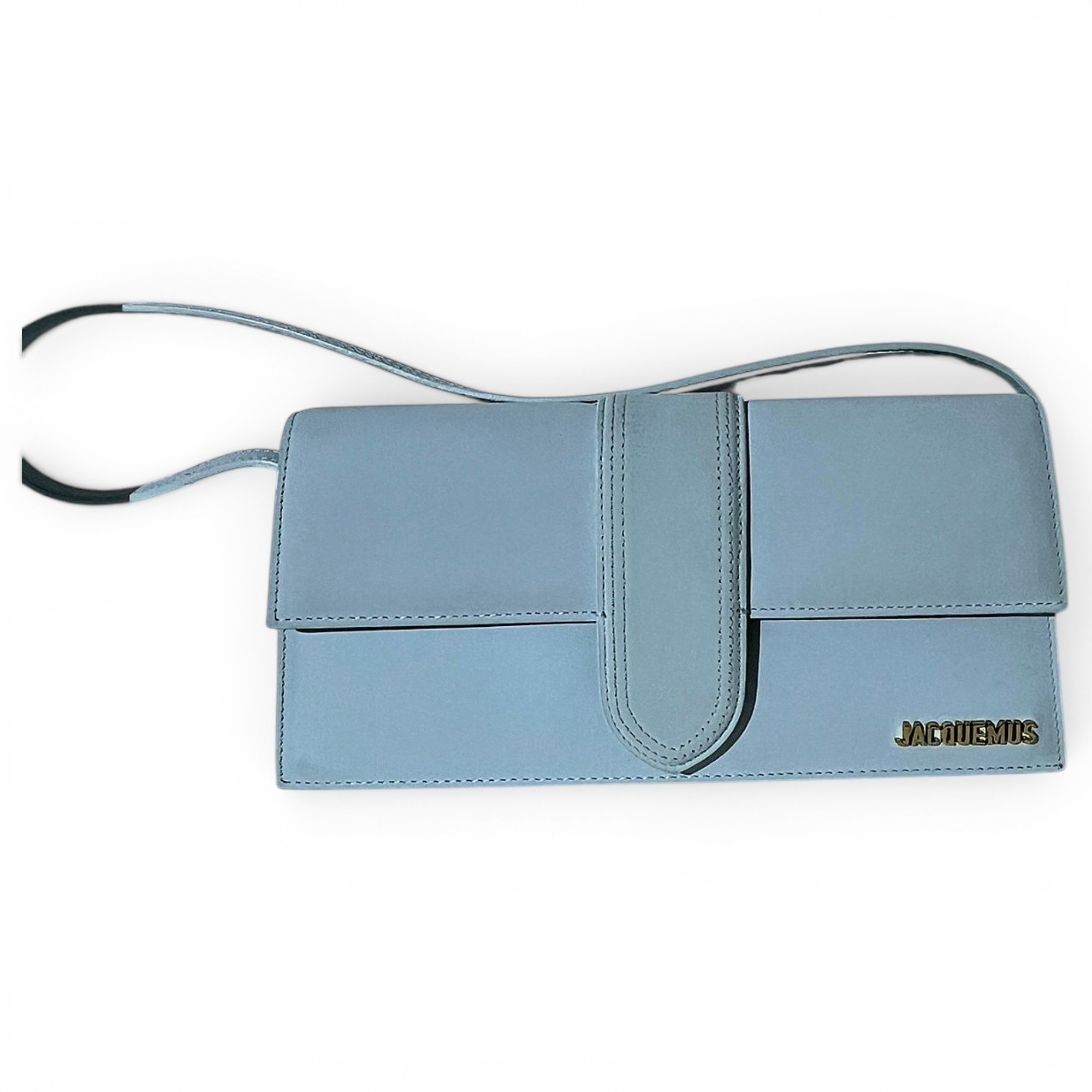 Leather clutch bag