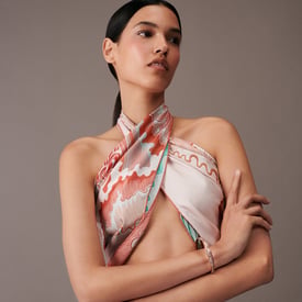 Cheval Sirene Double Face scarf 90