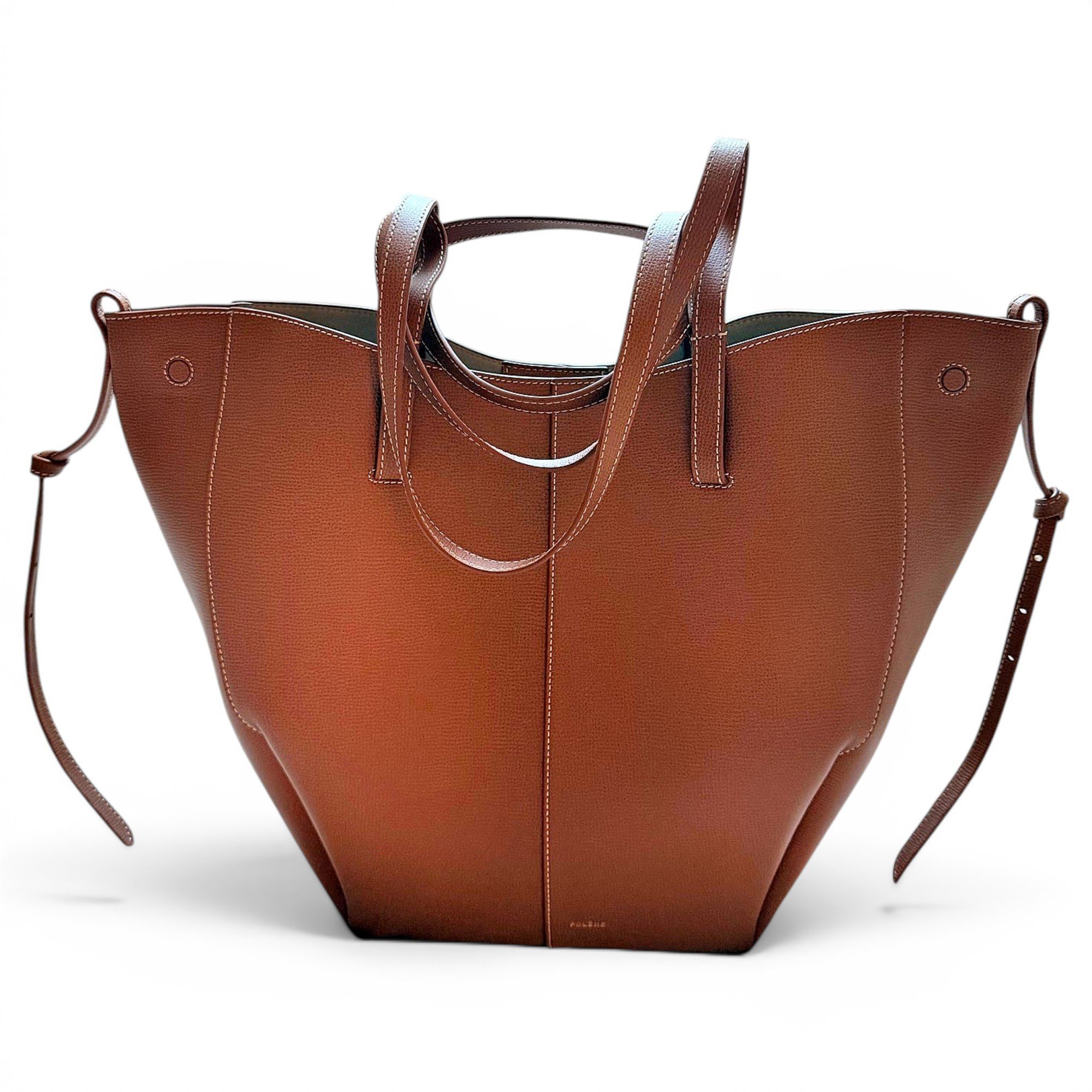 Leather tote