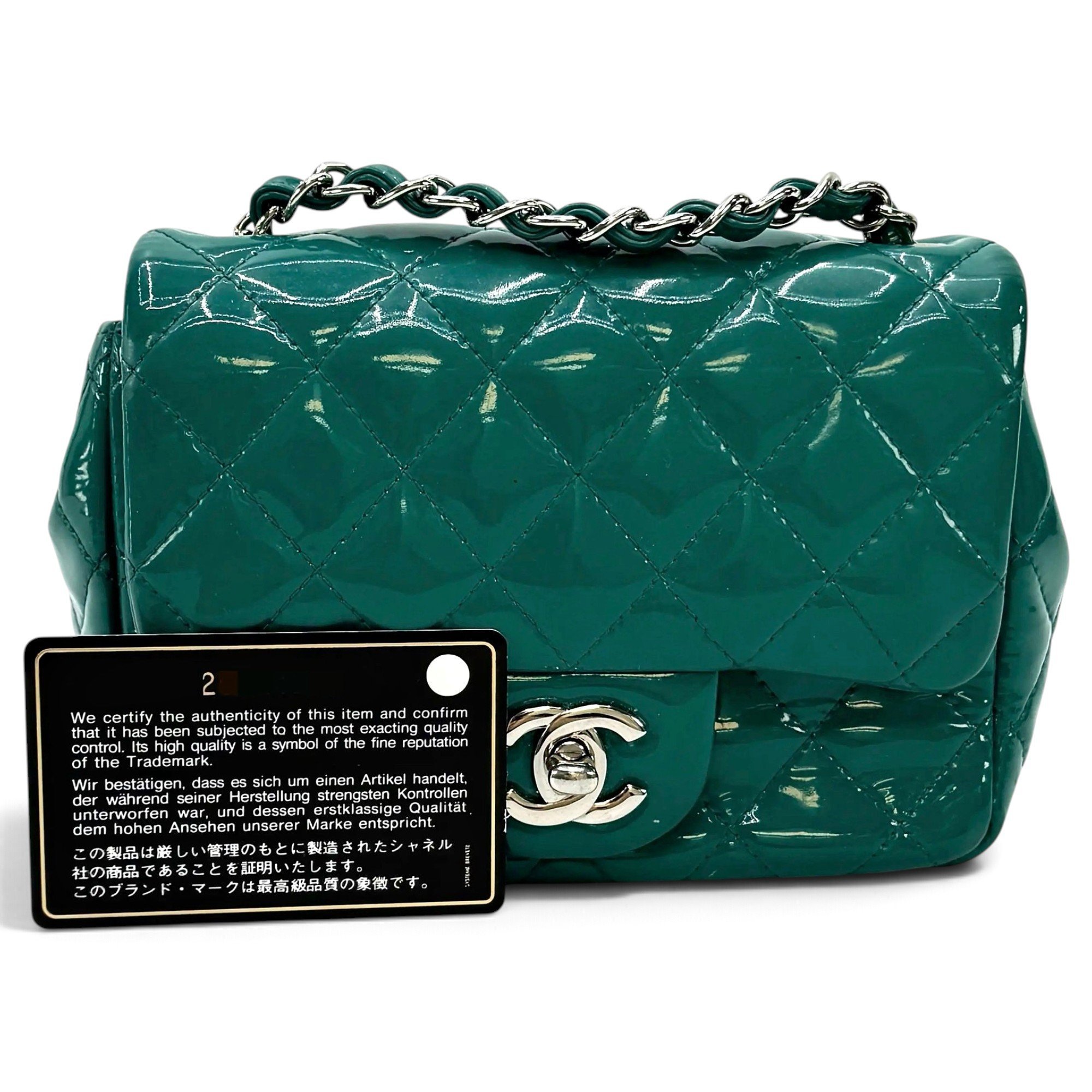 Timeless/Classique patent leather handbag