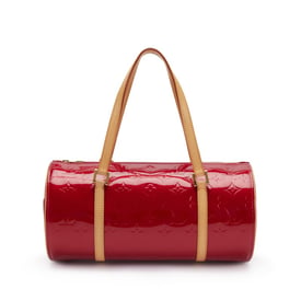 Louis Vuitton Red Monogram Vernis Papillon 30 Gold-Color Hardware, 2007