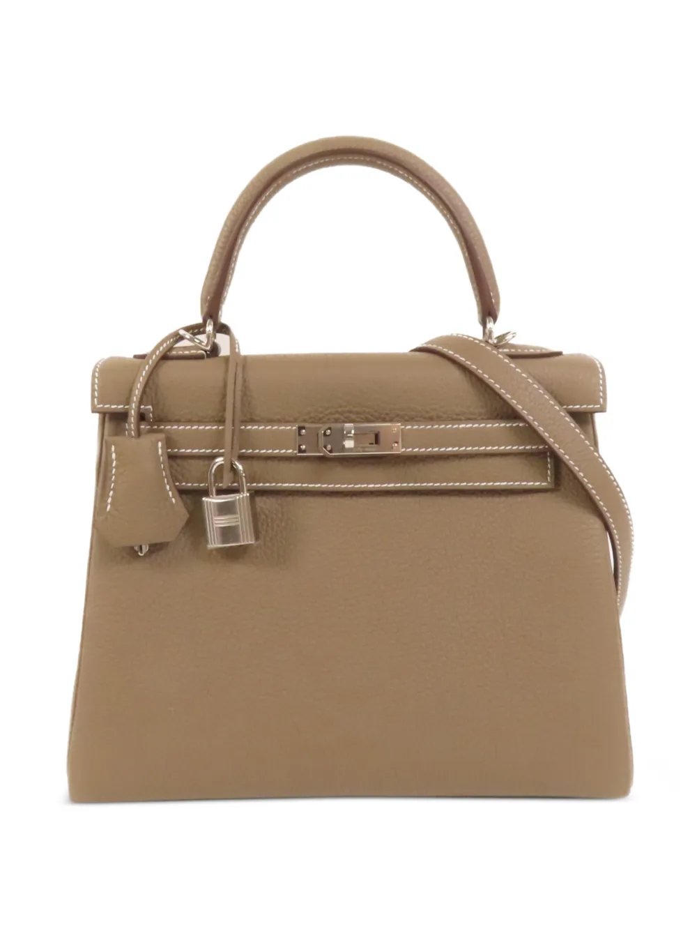 2026 25 Kelly leather tote bag